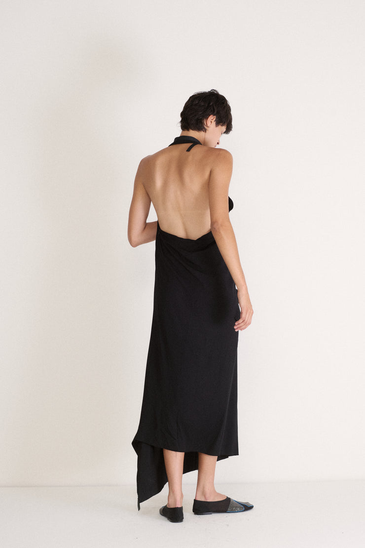 2000s Yohji Yamamoto Black Dress - Desert Vintage