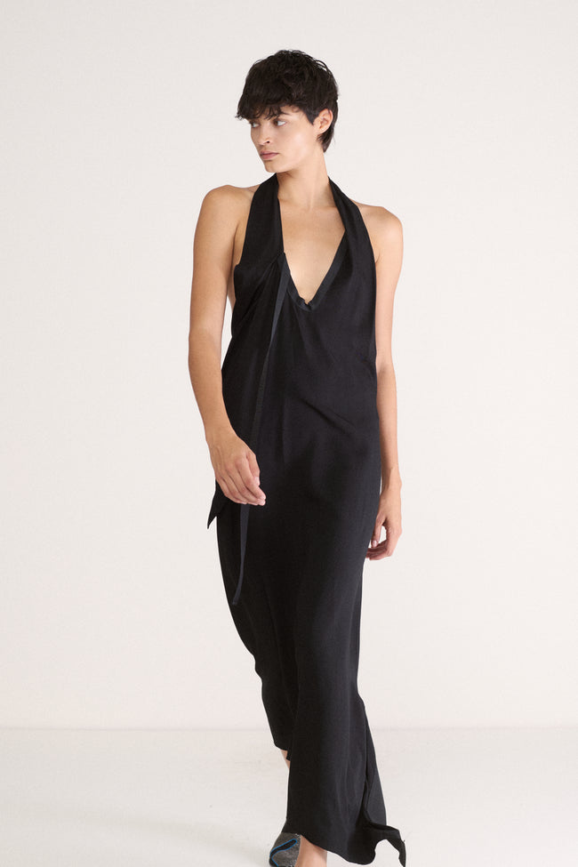 2000s Yohji Yamamoto Black Dress - Desert Vintage
