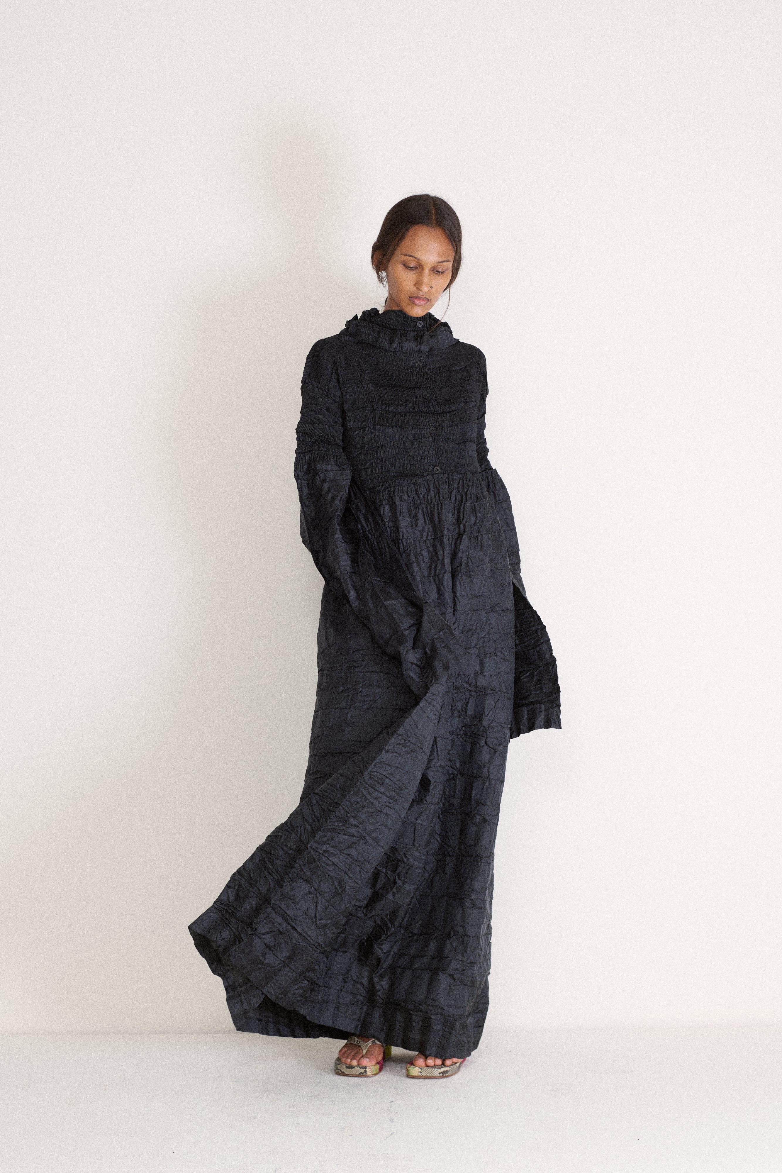 *Issey Miyake Plisse Gown - Desert Vintage
