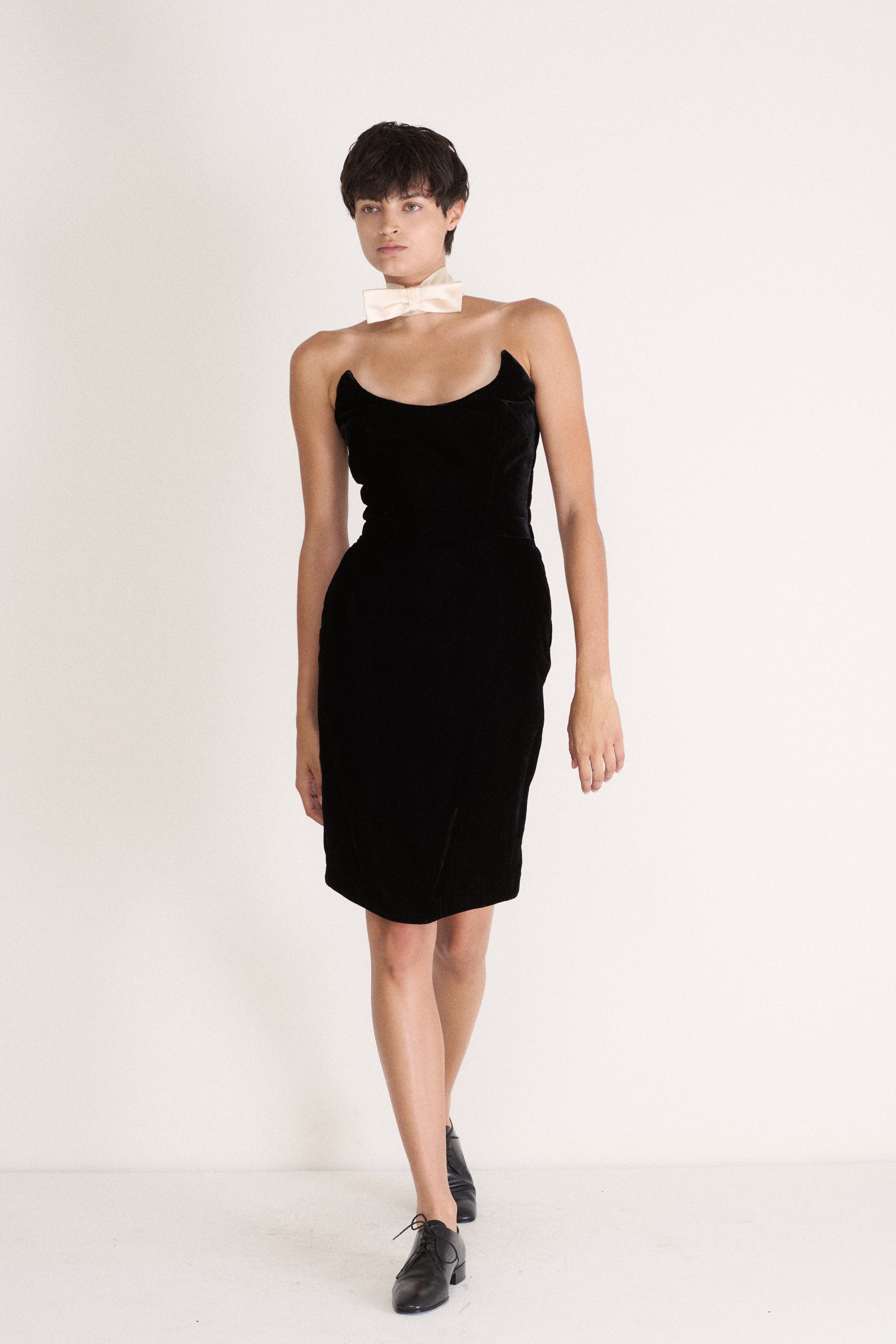 Thierry Mugler Velvet Dress - Desert Vintage