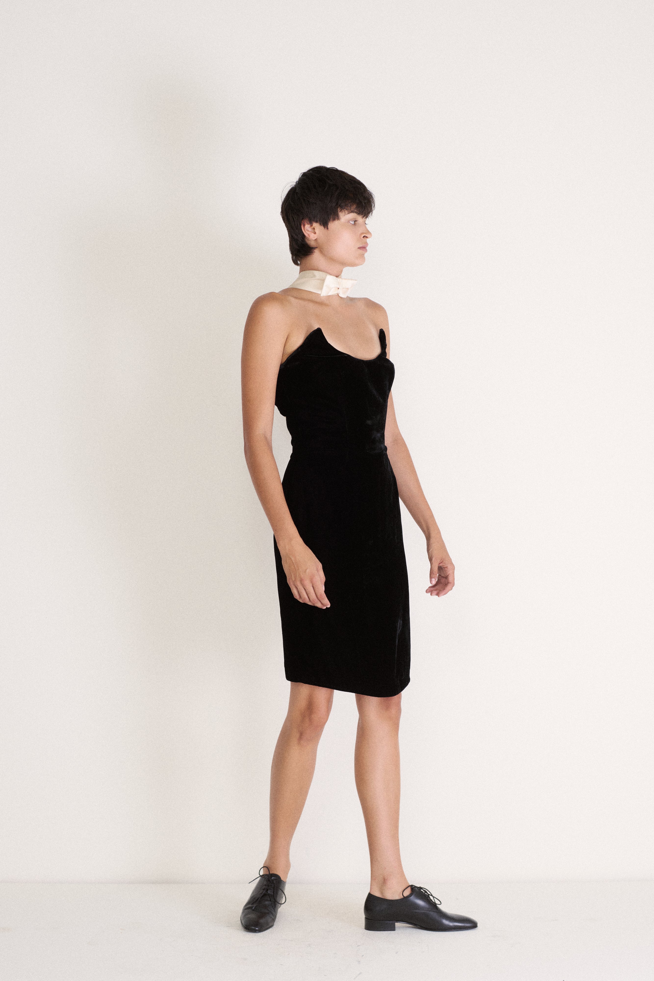 Thierry Mugler Velvet Dress - Desert Vintage