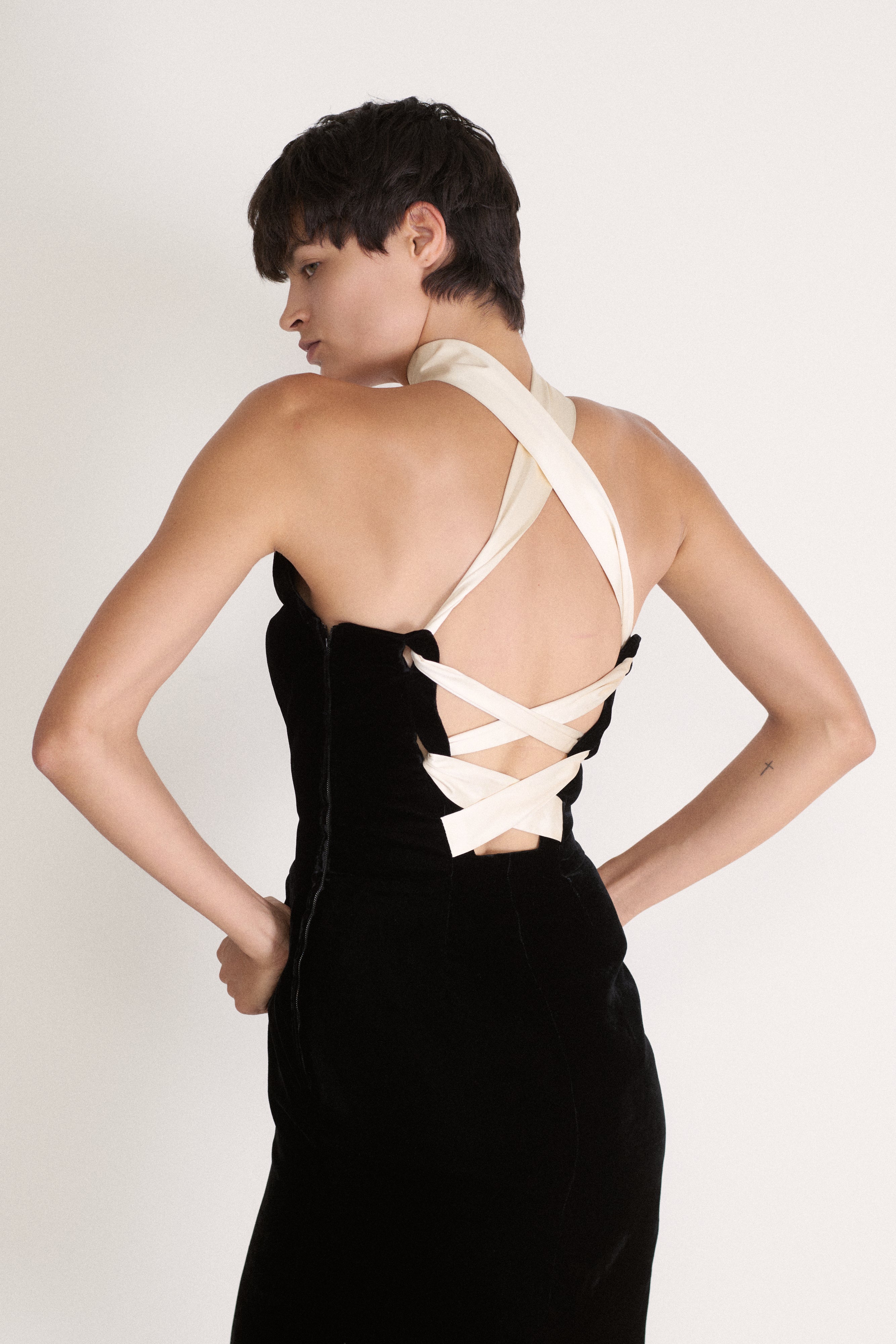 Thierry Mugler Velvet Dress - Desert Vintage