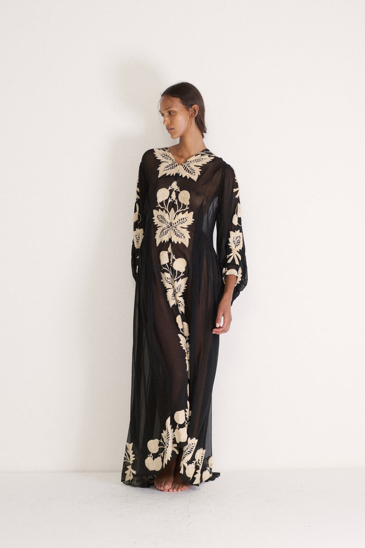 1930s Silk Chiffon Dress - Desert Vintage
