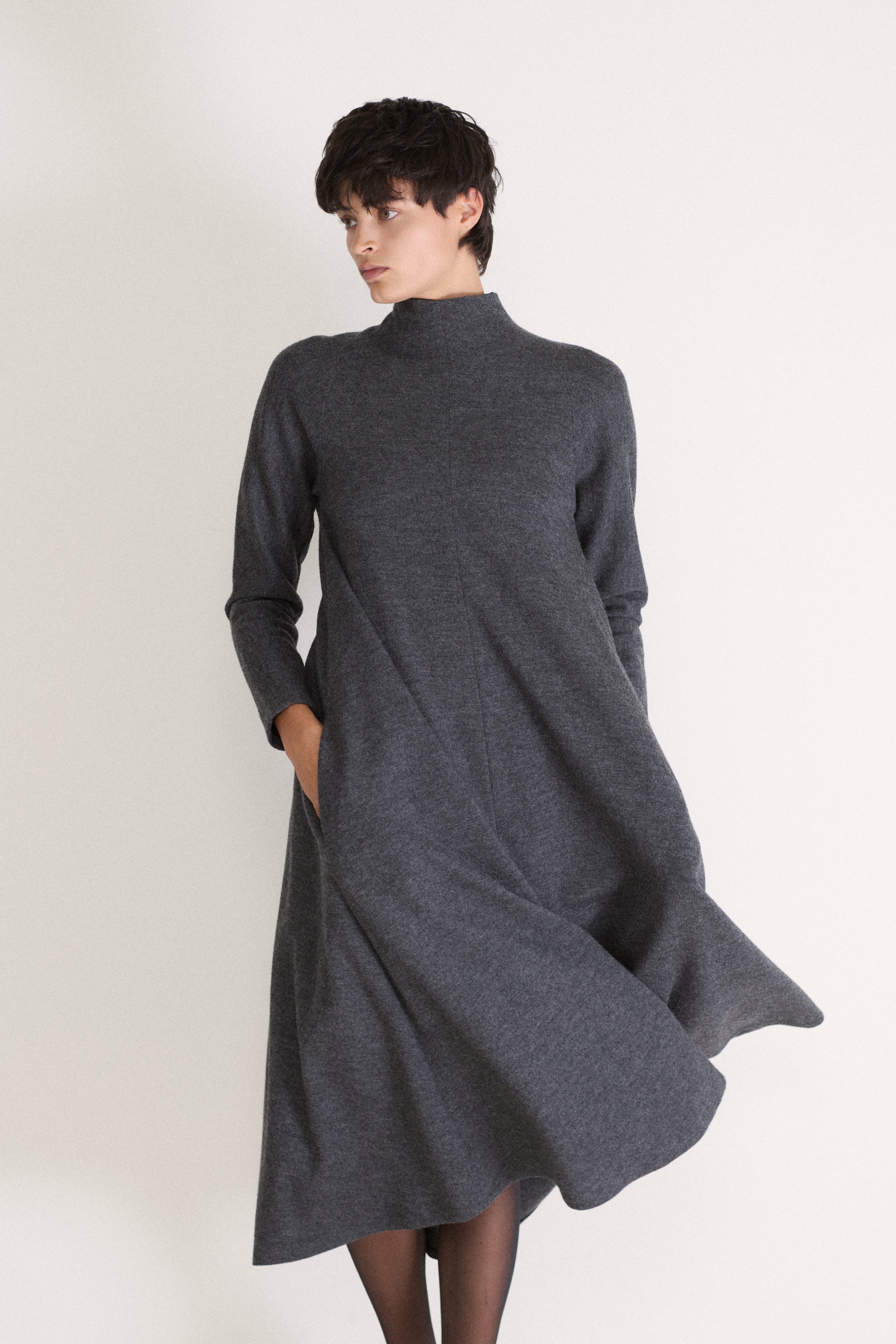 Geoffrey Beene Grey Dress - Desert Vintage