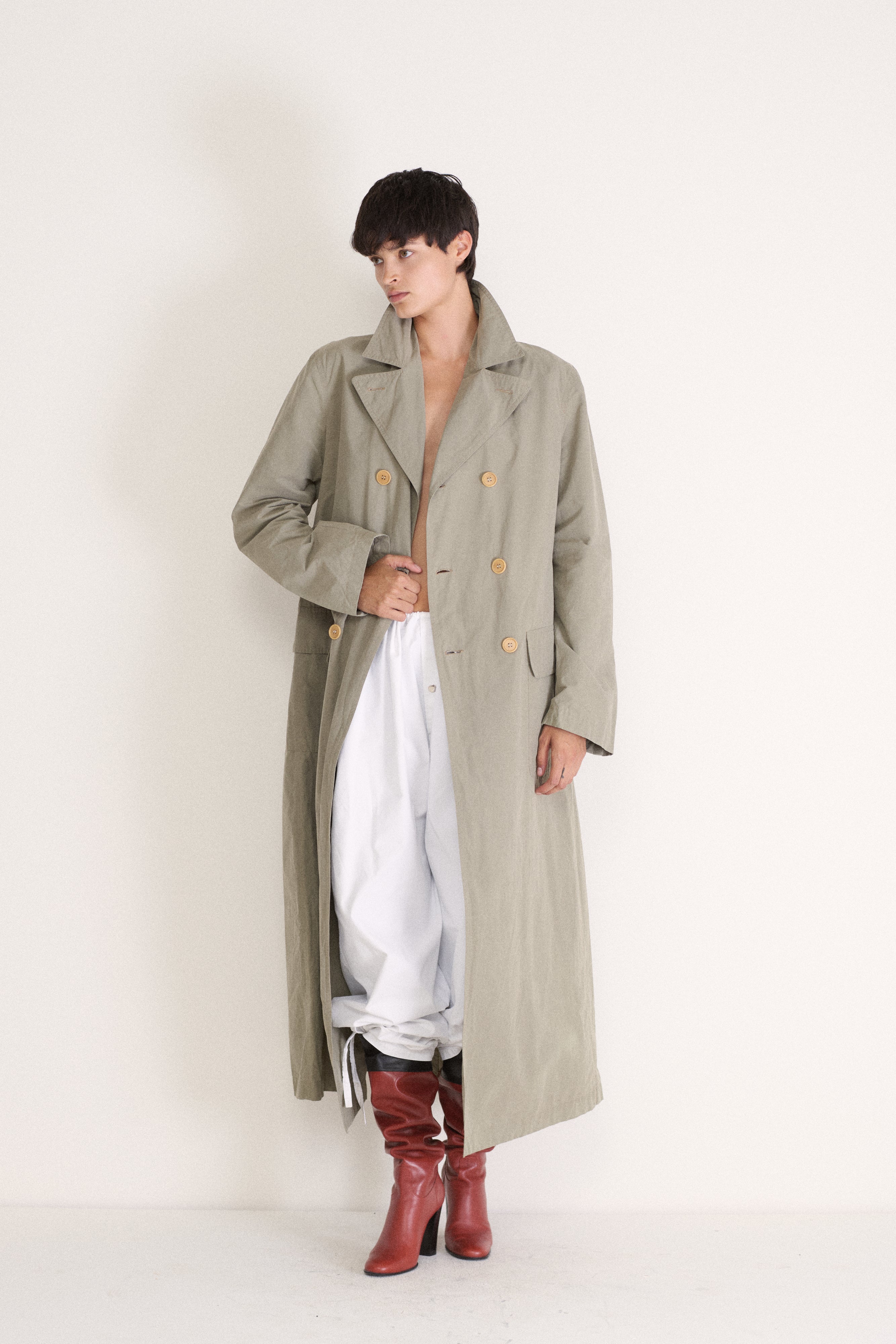 *Romeo Gigli Trench Coat - Desert Vintage