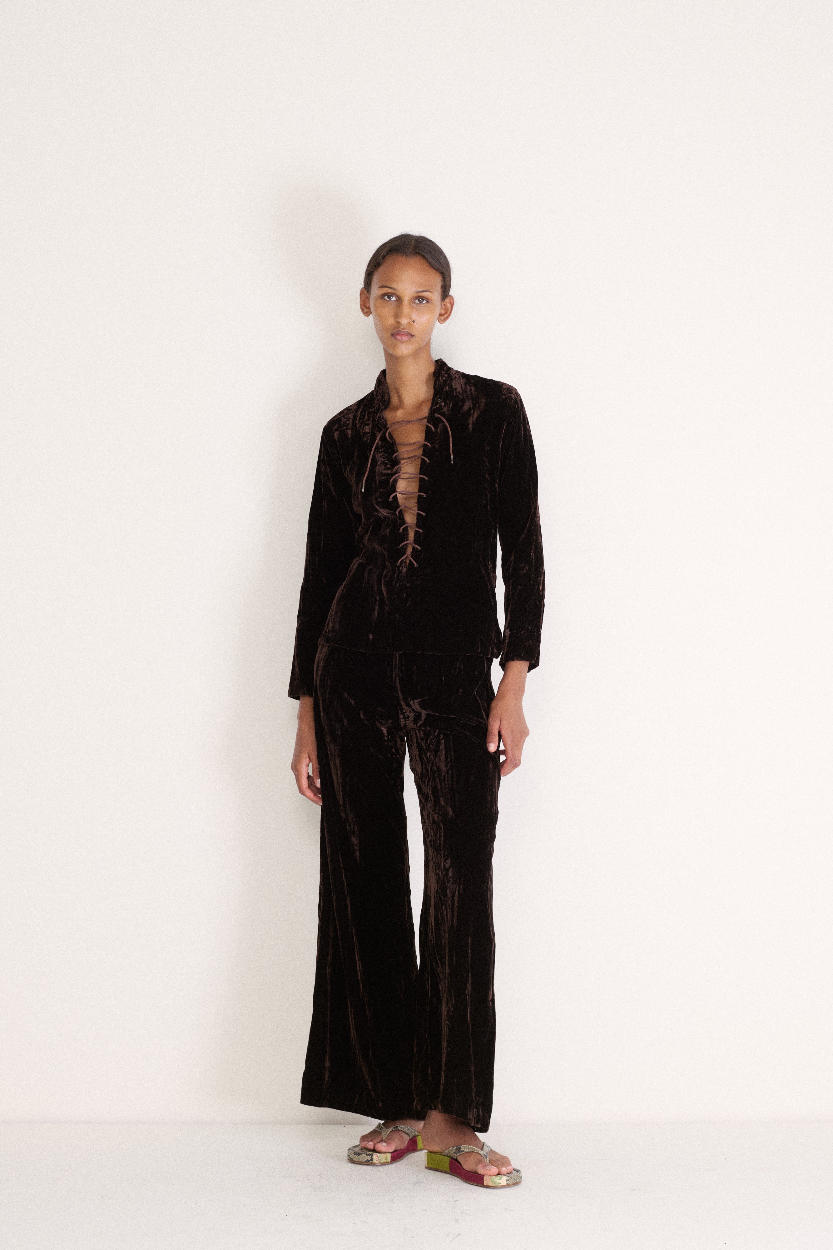 1970s Ysl Velvet Ensemble - Desert Vintage