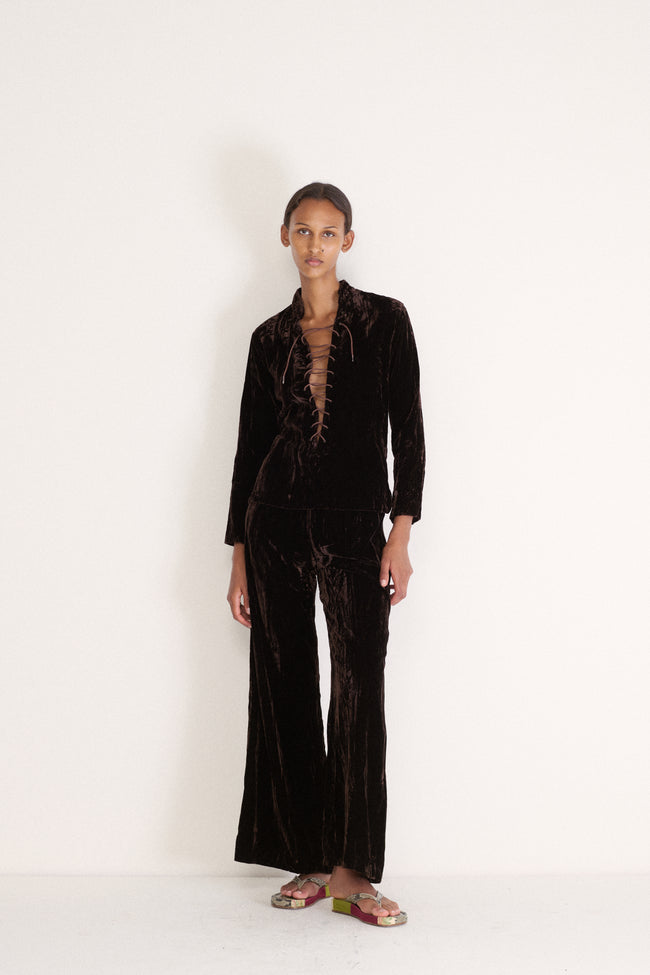 1970s Ysl Velvet Ensemble - Desert Vintage