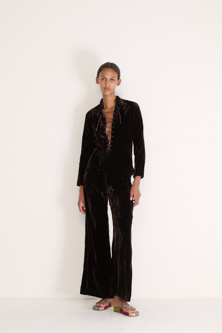 1970s Ysl Velvet Ensemble - Desert Vintage