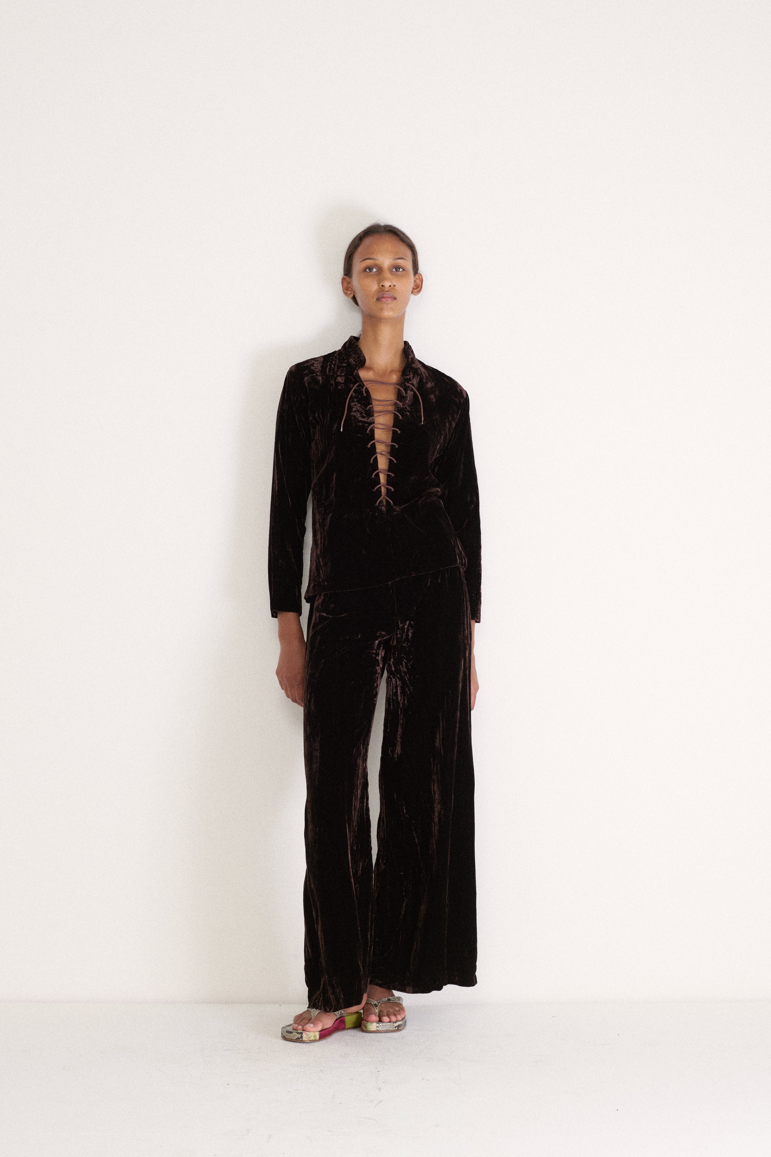 1970s Ysl Velvet Ensemble - Desert Vintage
