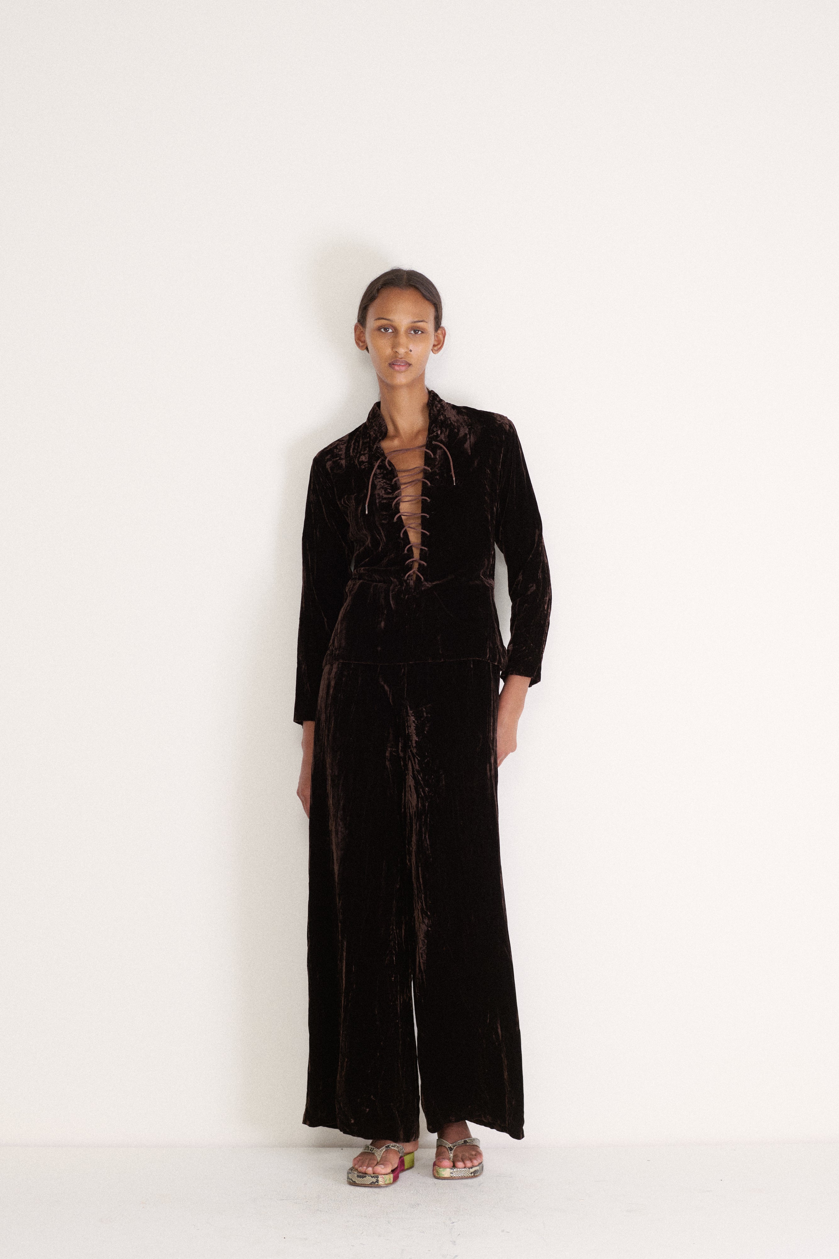 1970s Ysl Velvet Ensemble - Desert Vintage