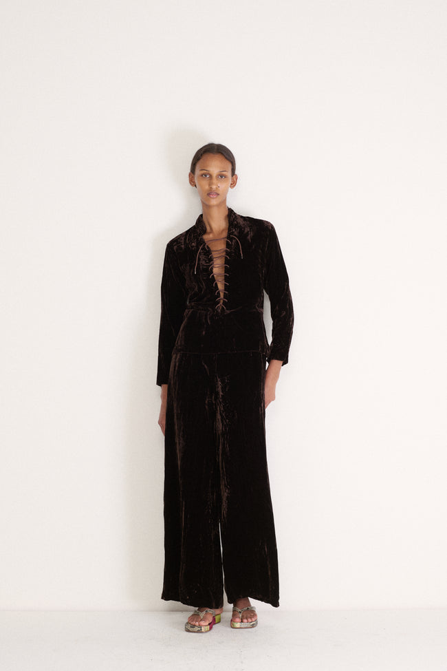 1970s Ysl Velvet Ensemble - Desert Vintage