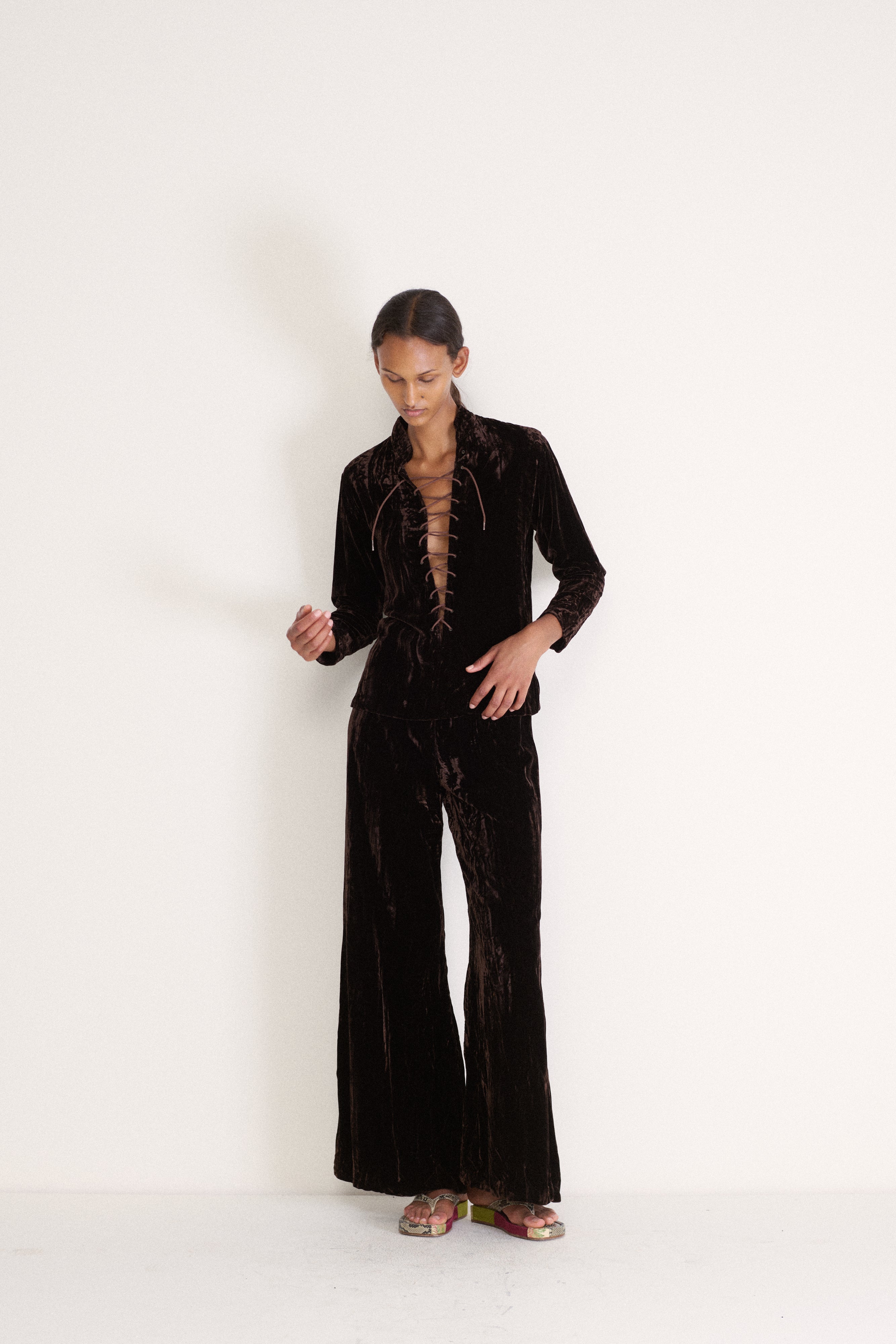 1970s Ysl Velvet Ensemble - Desert Vintage