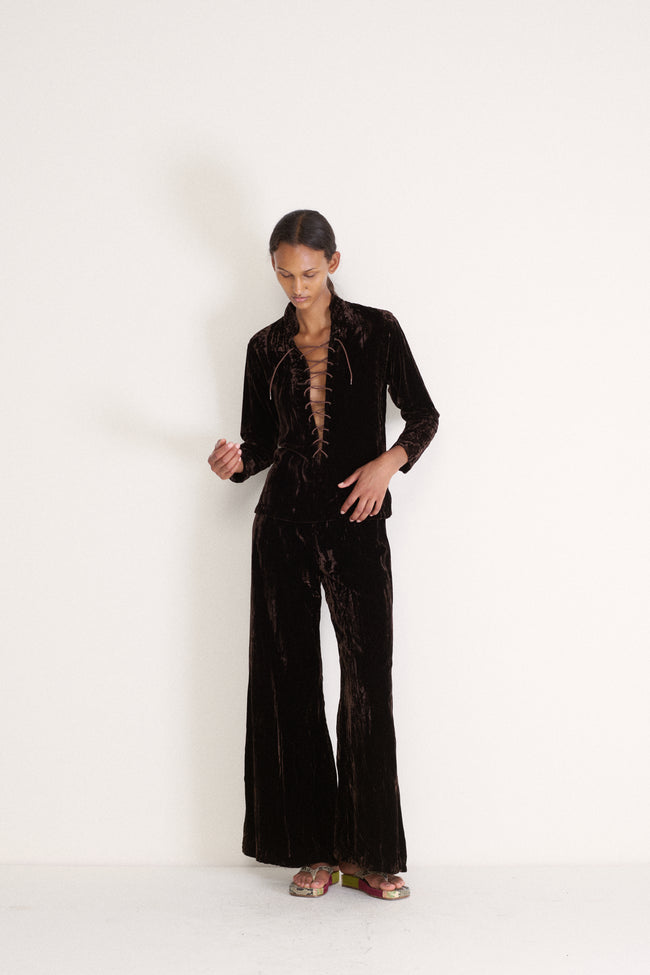 1970s Ysl Velvet Ensemble - Desert Vintage