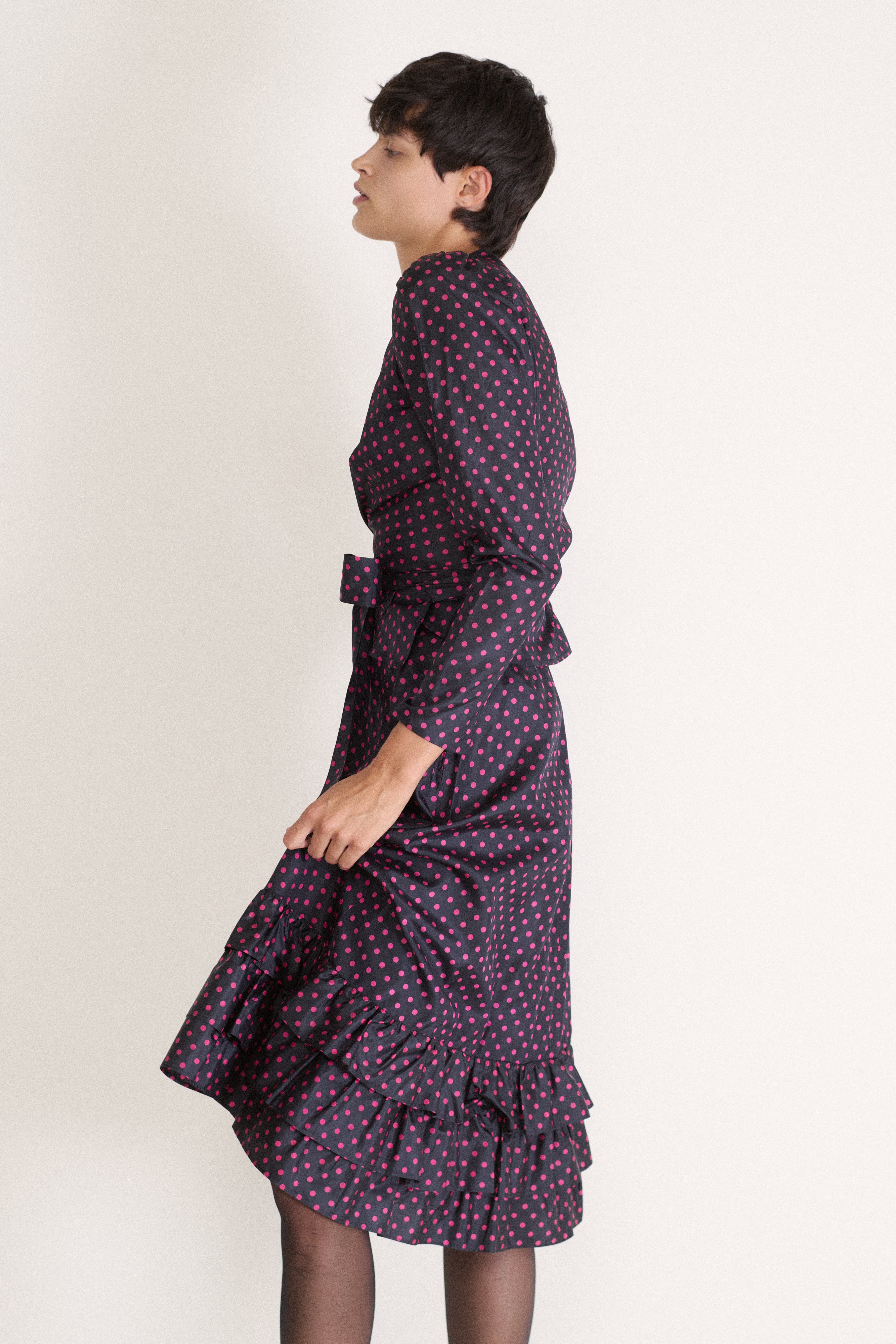 Ysl Silk Dot Ensemble - Desert Vintage