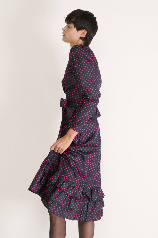 Ysl Silk Dot Ensemble - Desert Vintage