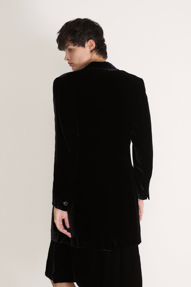 Valentino Black Velvet Skirt - Desert Vintage