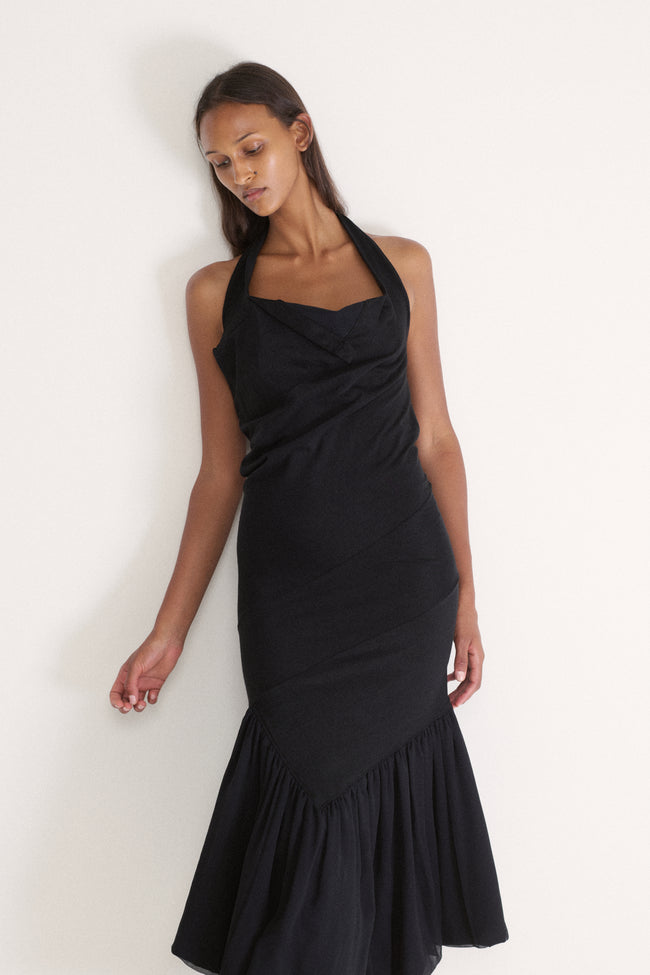 *Stephen Sprouse Black Dress - Desert Vintage