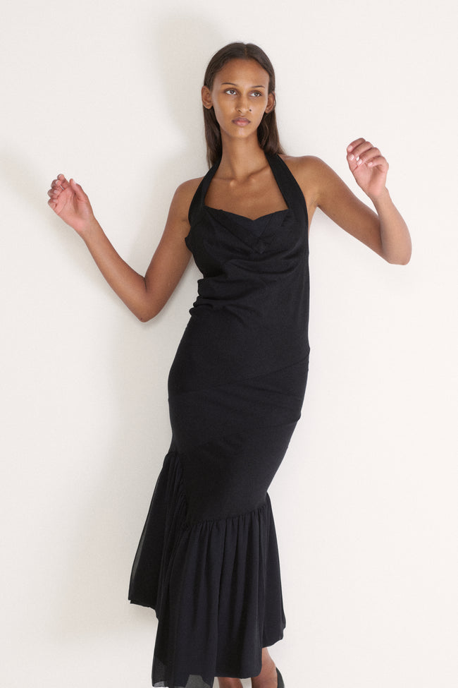 *Stephen Sprouse Black Dress - Desert Vintage