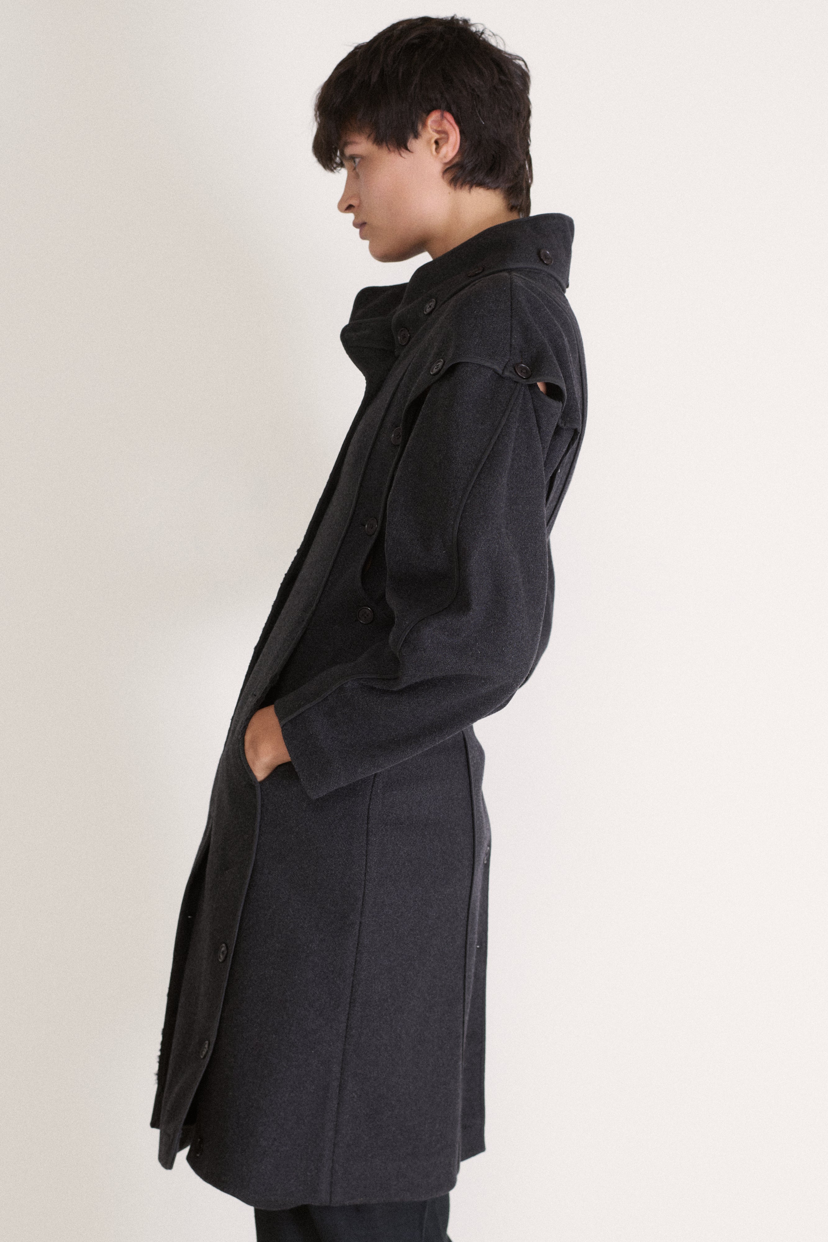 *Koji Tatsuno Wool Coat - Desert Vintage