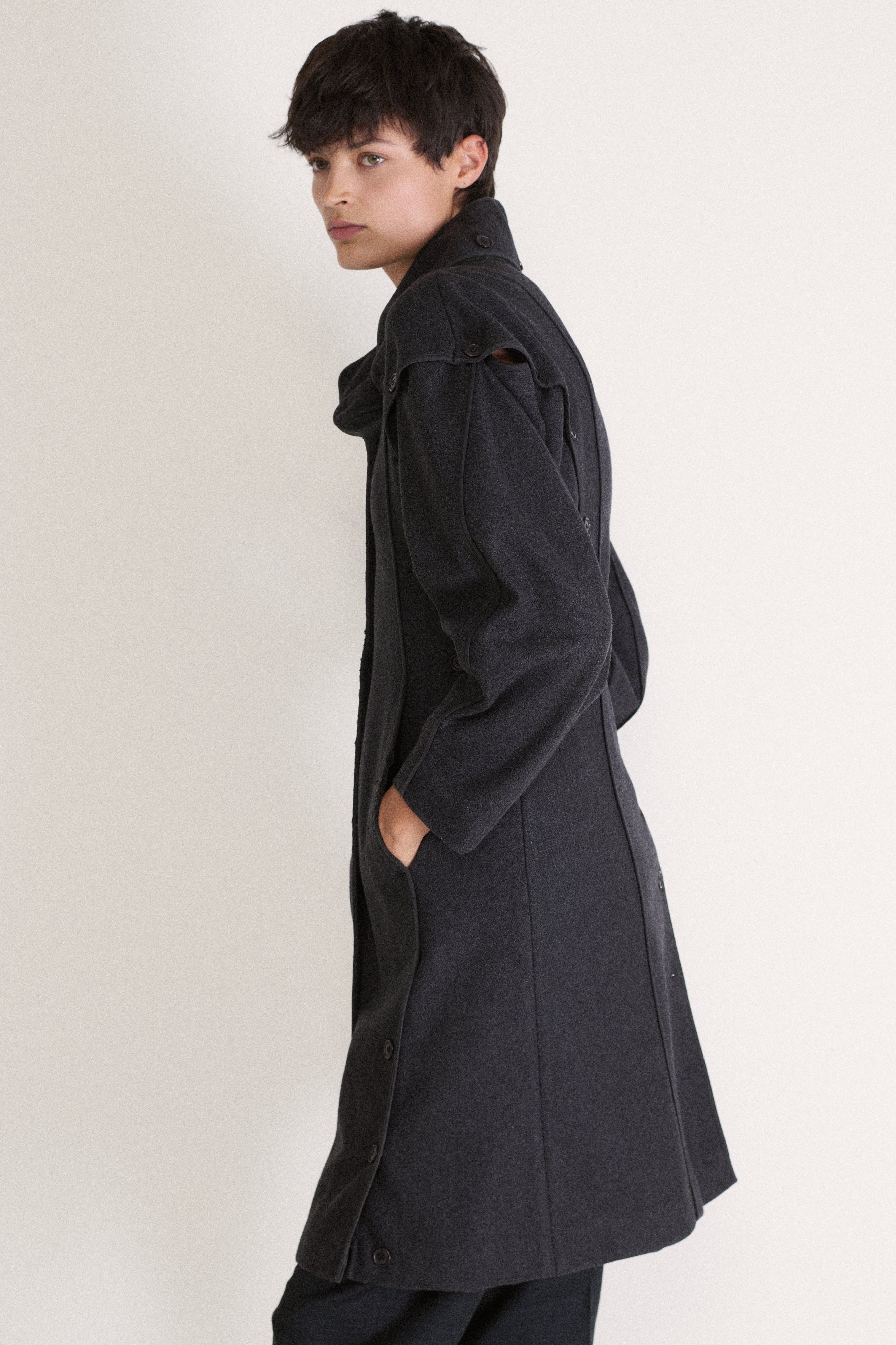 *Koji Tatsuno Wool Coat - Desert Vintage
