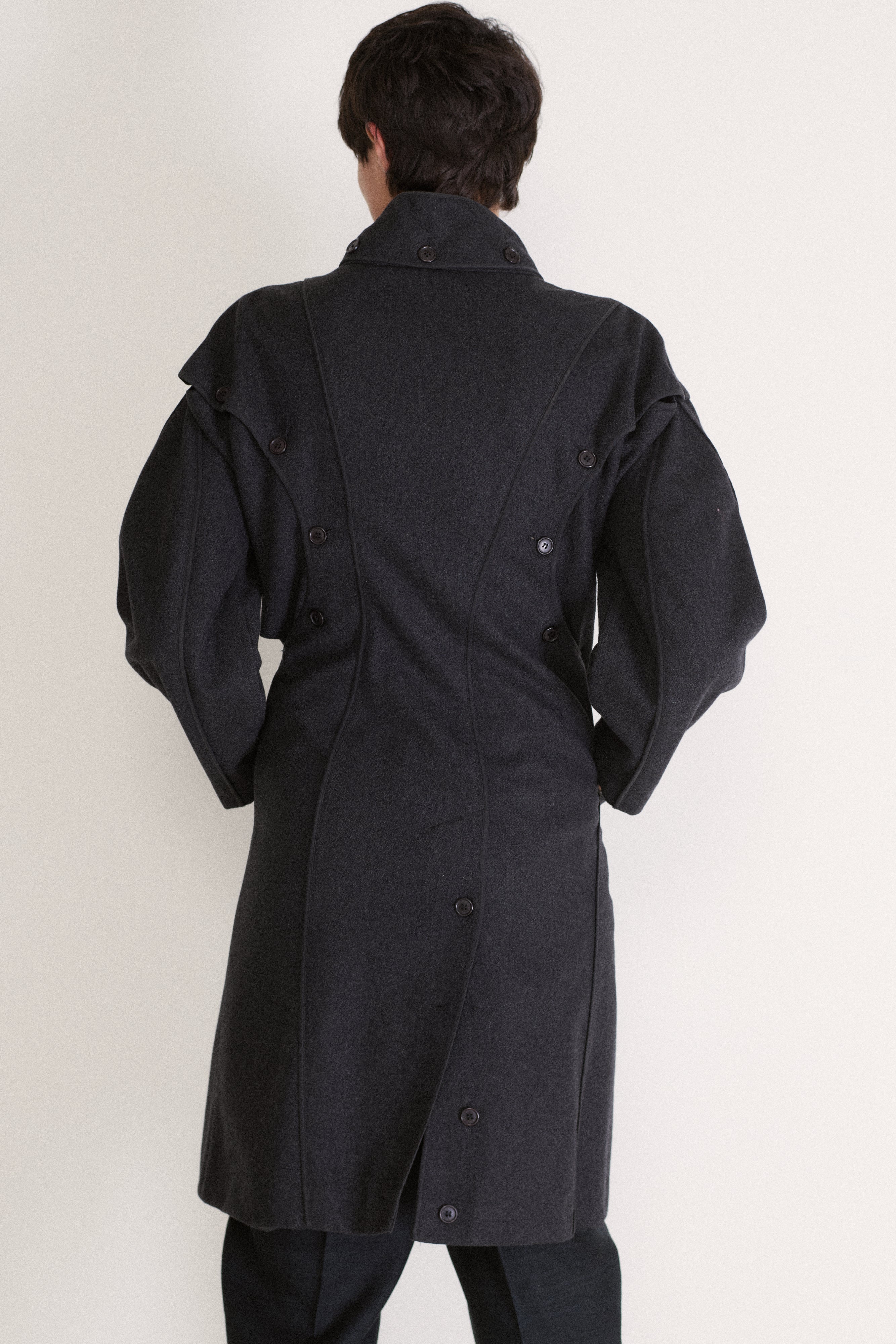 *Koji Tatsuno Wool Coat - Desert Vintage