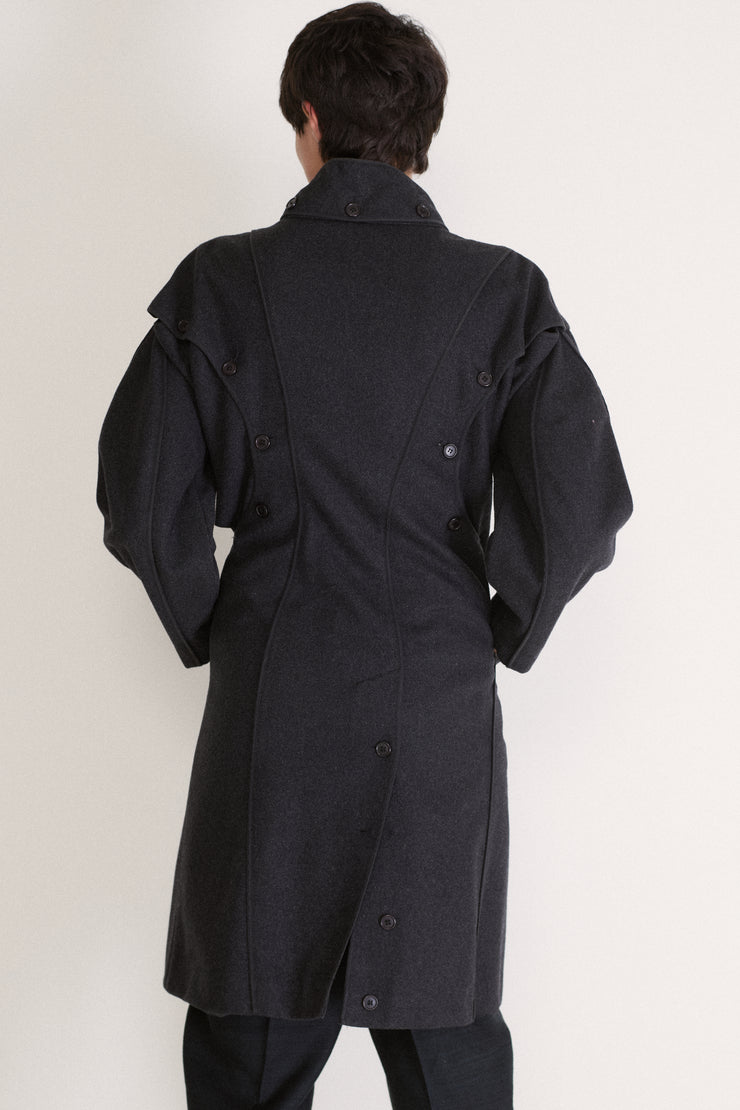 Koji Tatsuno Wool Coat - Desert Vintage