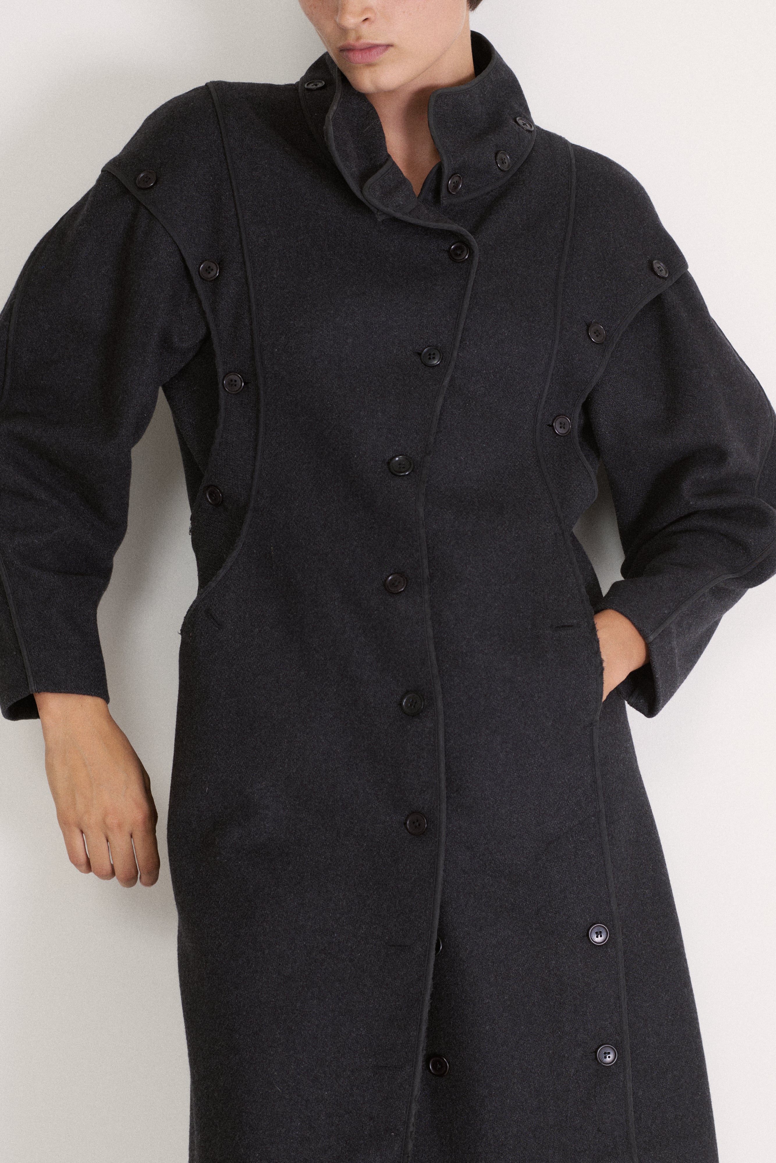*Koji Tatsuno Wool Coat - Desert Vintage