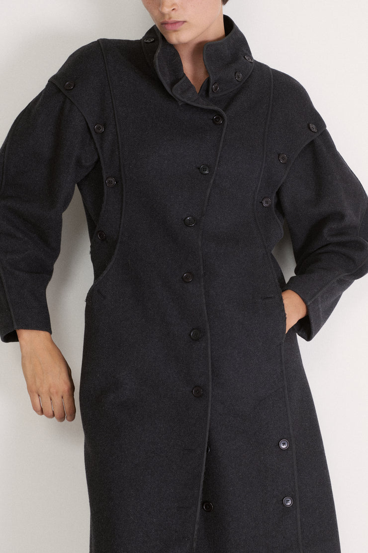 Koji Tatsuno Wool Coat - Desert Vintage