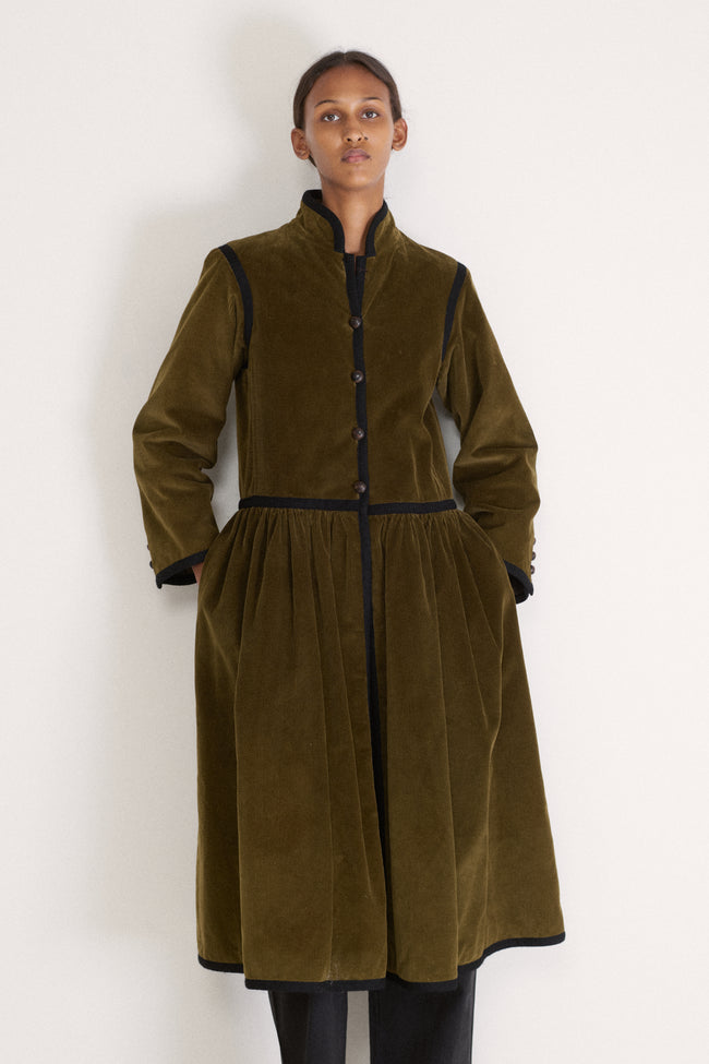 *1970s Ysl Cord Dress - Desert Vintage