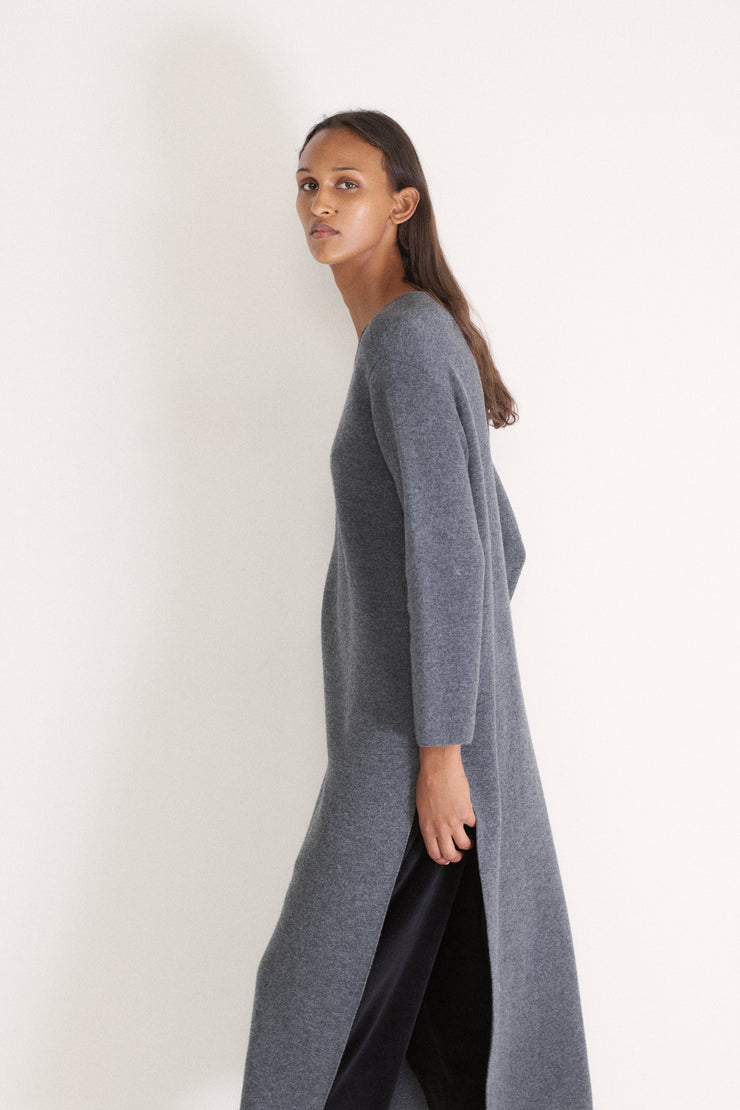 The Row Grey Knit Tunic - Desert Vintage