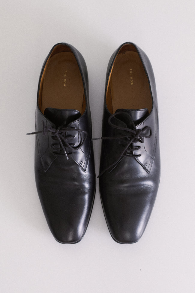 *The Row Leather Oxfords - Desert Vintage