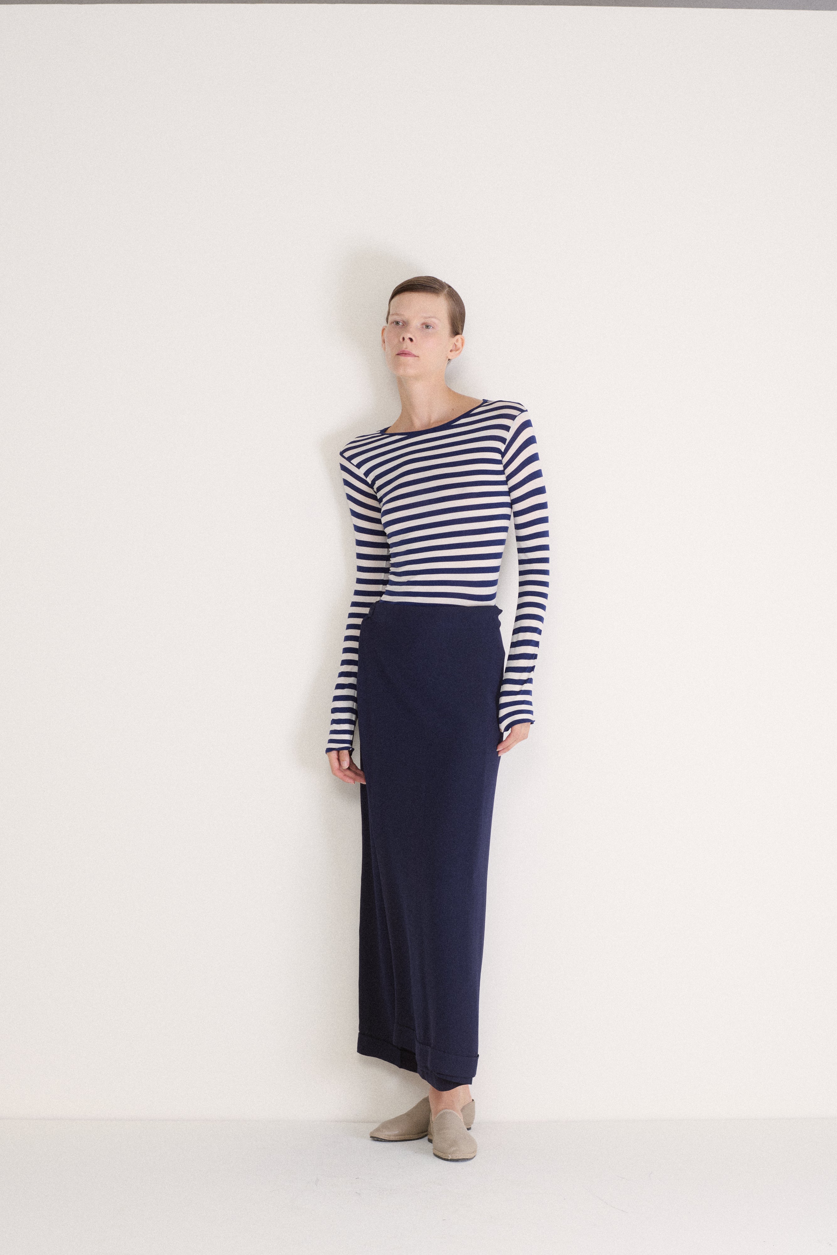 JPG Navy Skirt Trousers - Desert Vintage