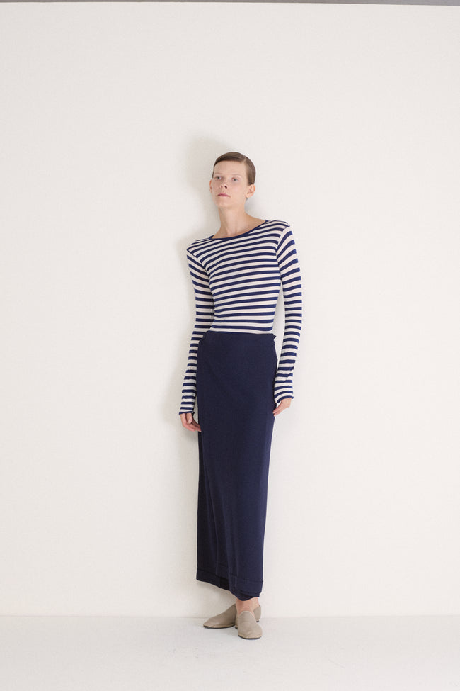 JPG Navy Skirt Trousers - Desert Vintage