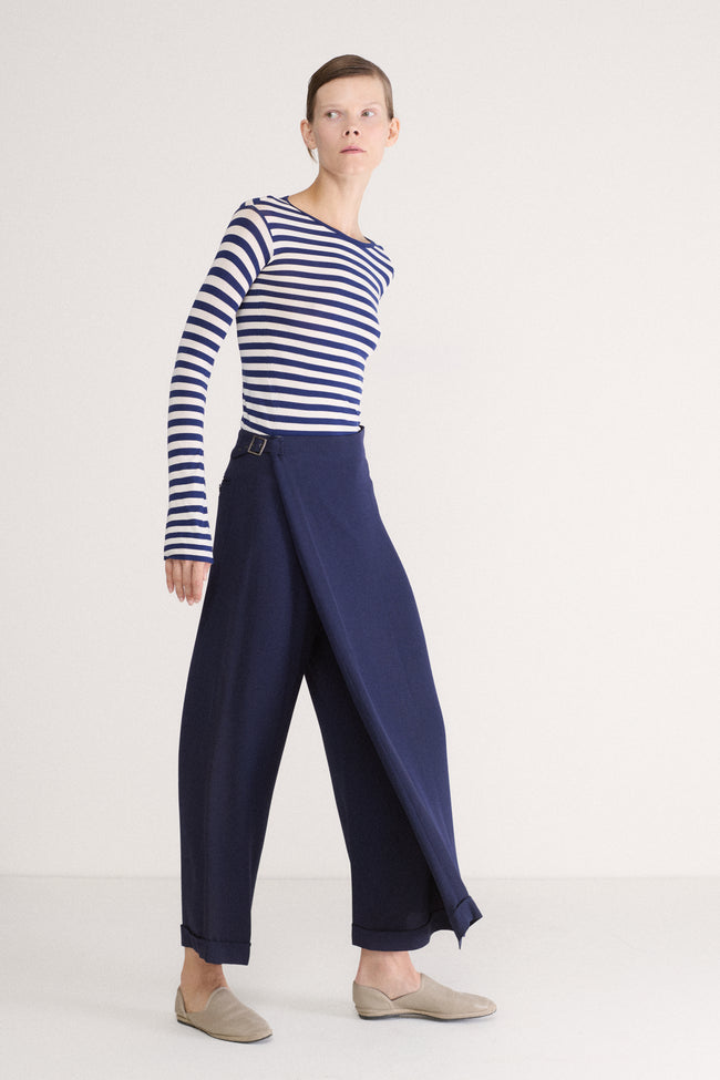 JPG Navy Skirt Trousers - Desert Vintage