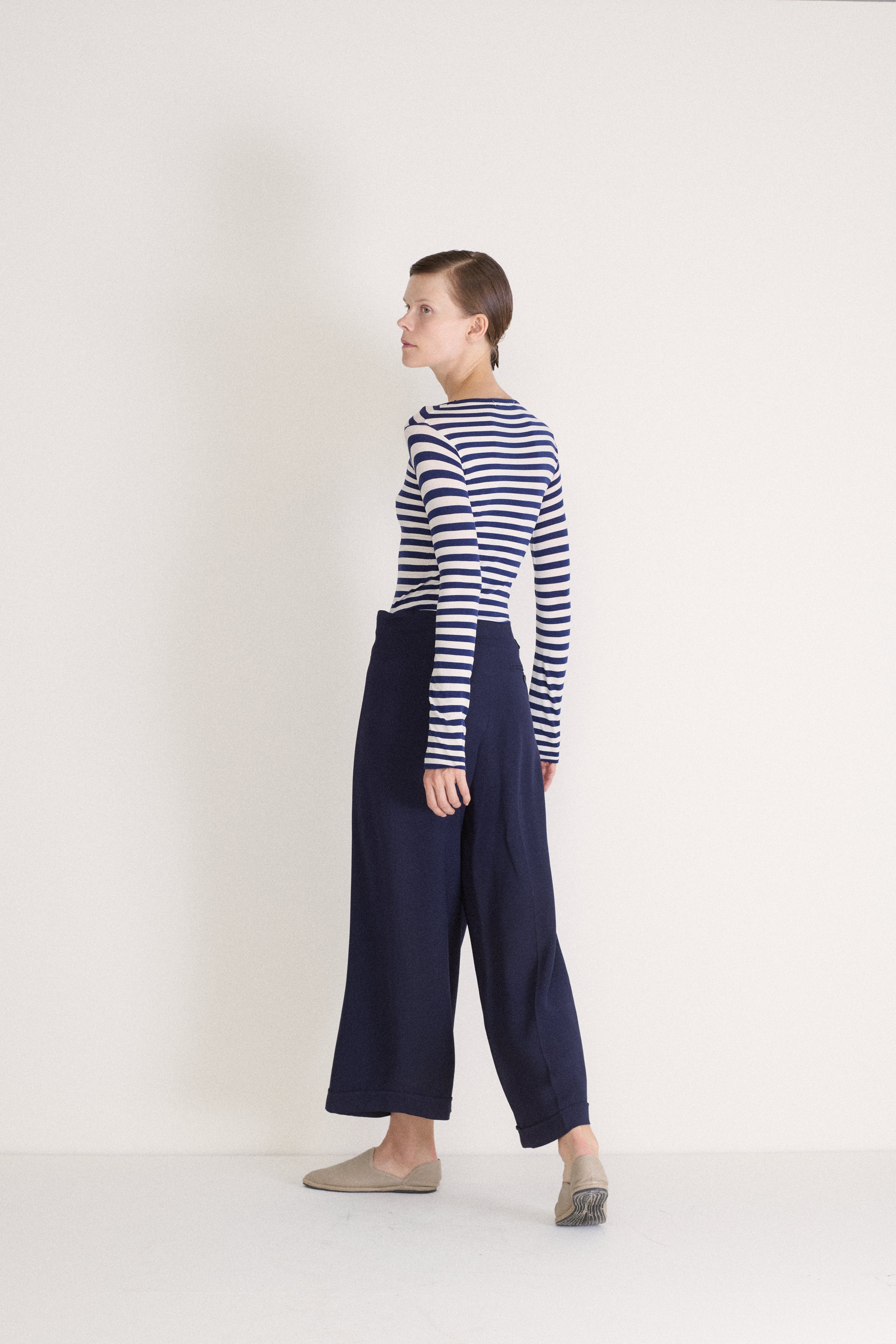 JPG Navy Skirt Trousers - Desert Vintage