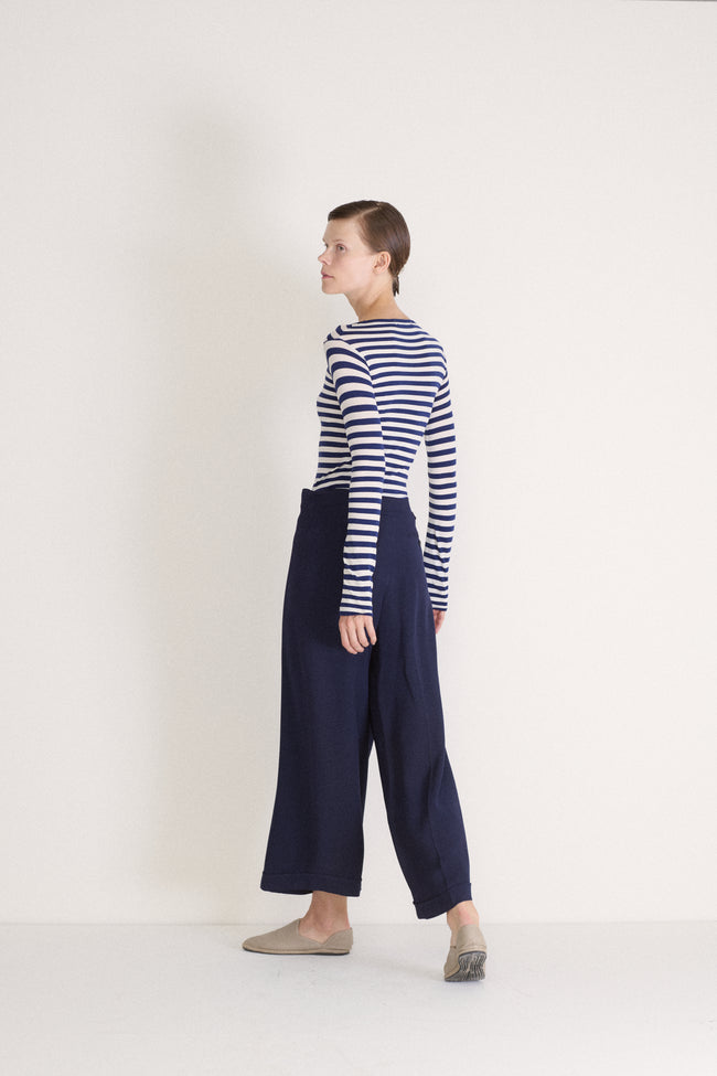 JPG Navy Skirt Trousers - Desert Vintage