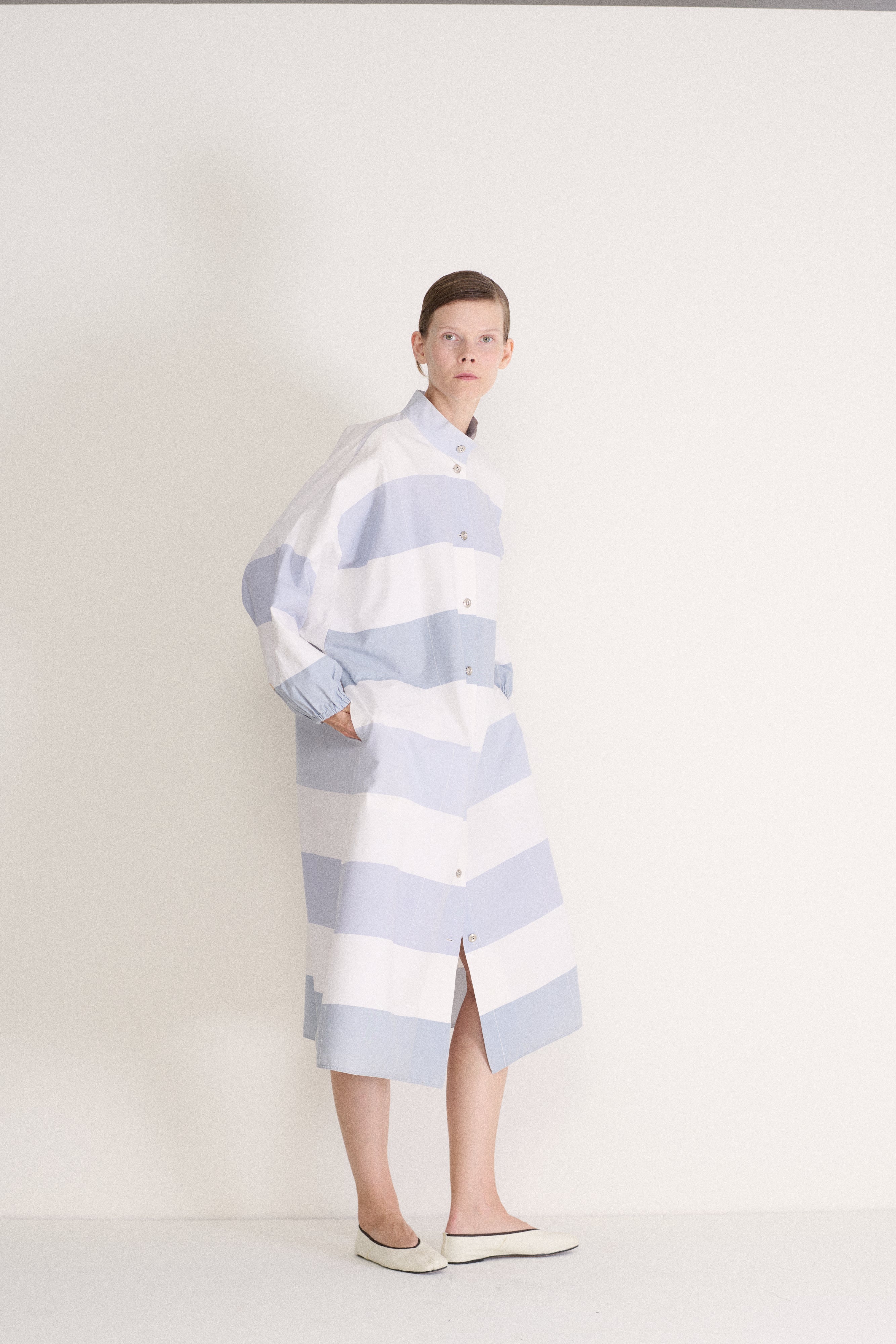 Marimekko Blue Stripe Tunic - Desert Vintage