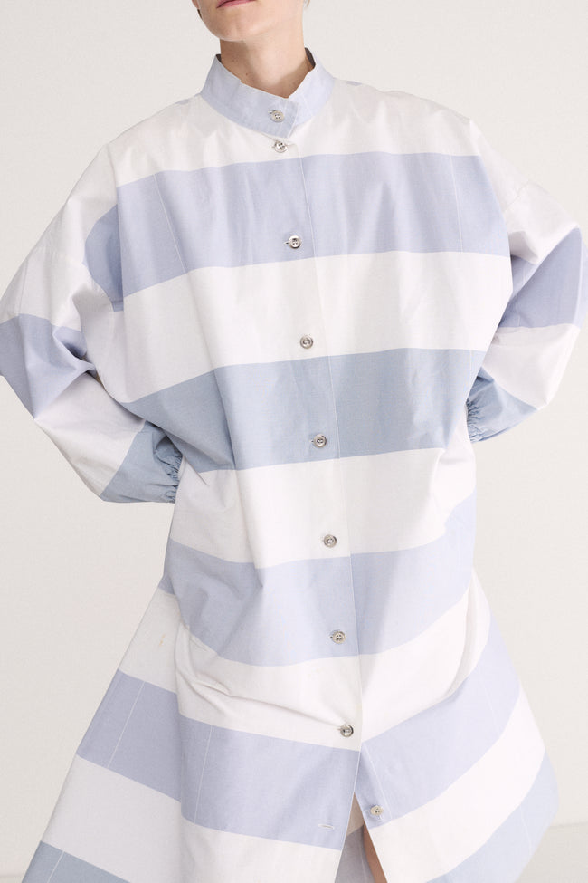 Marimekko Blue Stripe Tunic - Desert Vintage