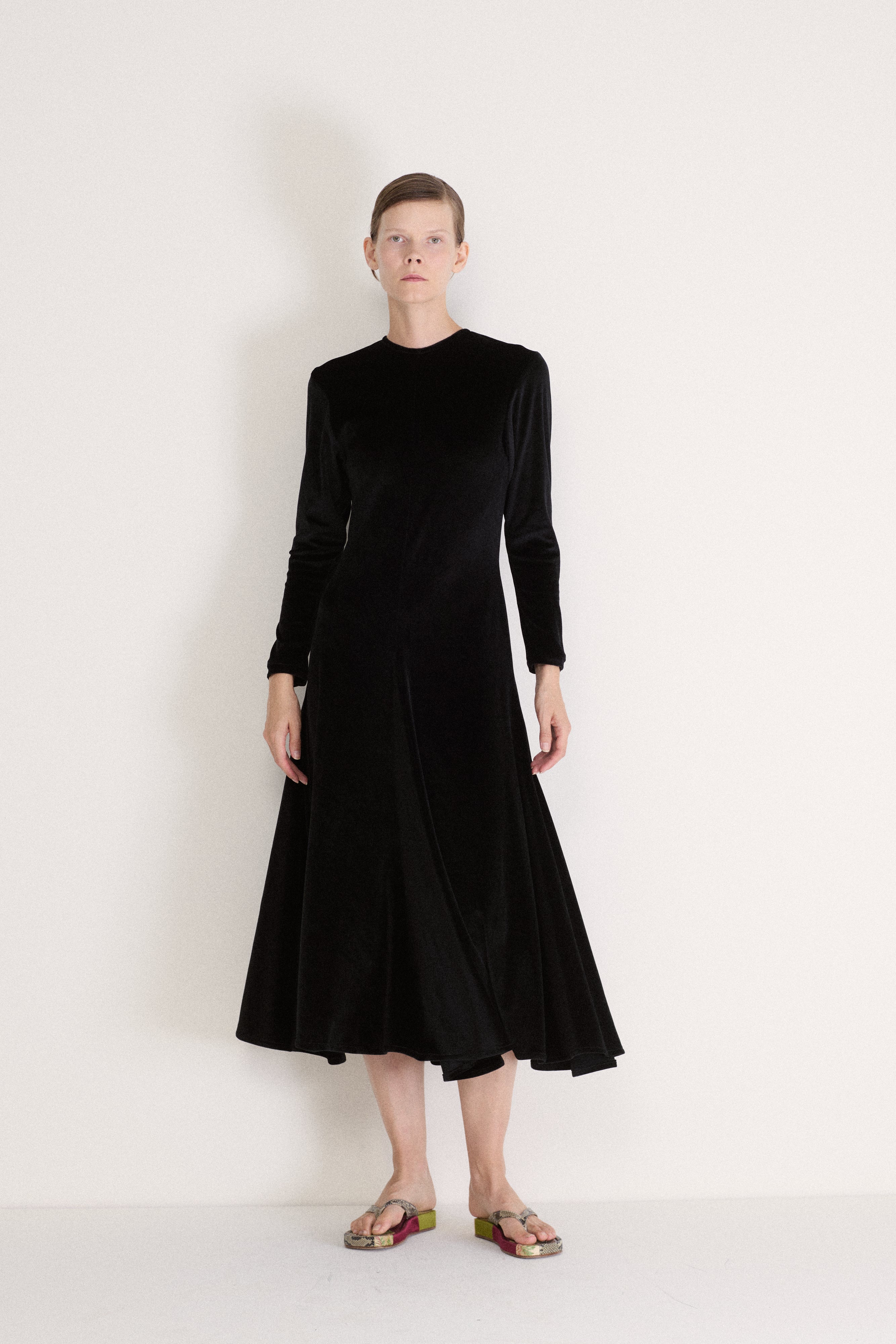*1990s Ozbek Velvet Dress - Desert Vintage