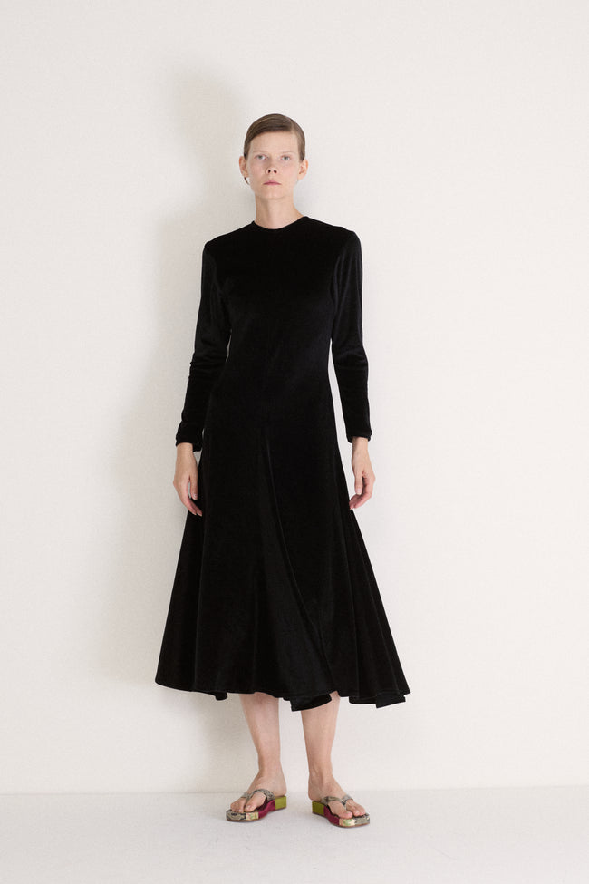 *1990s Ozbek Velvet Dress - Desert Vintage
