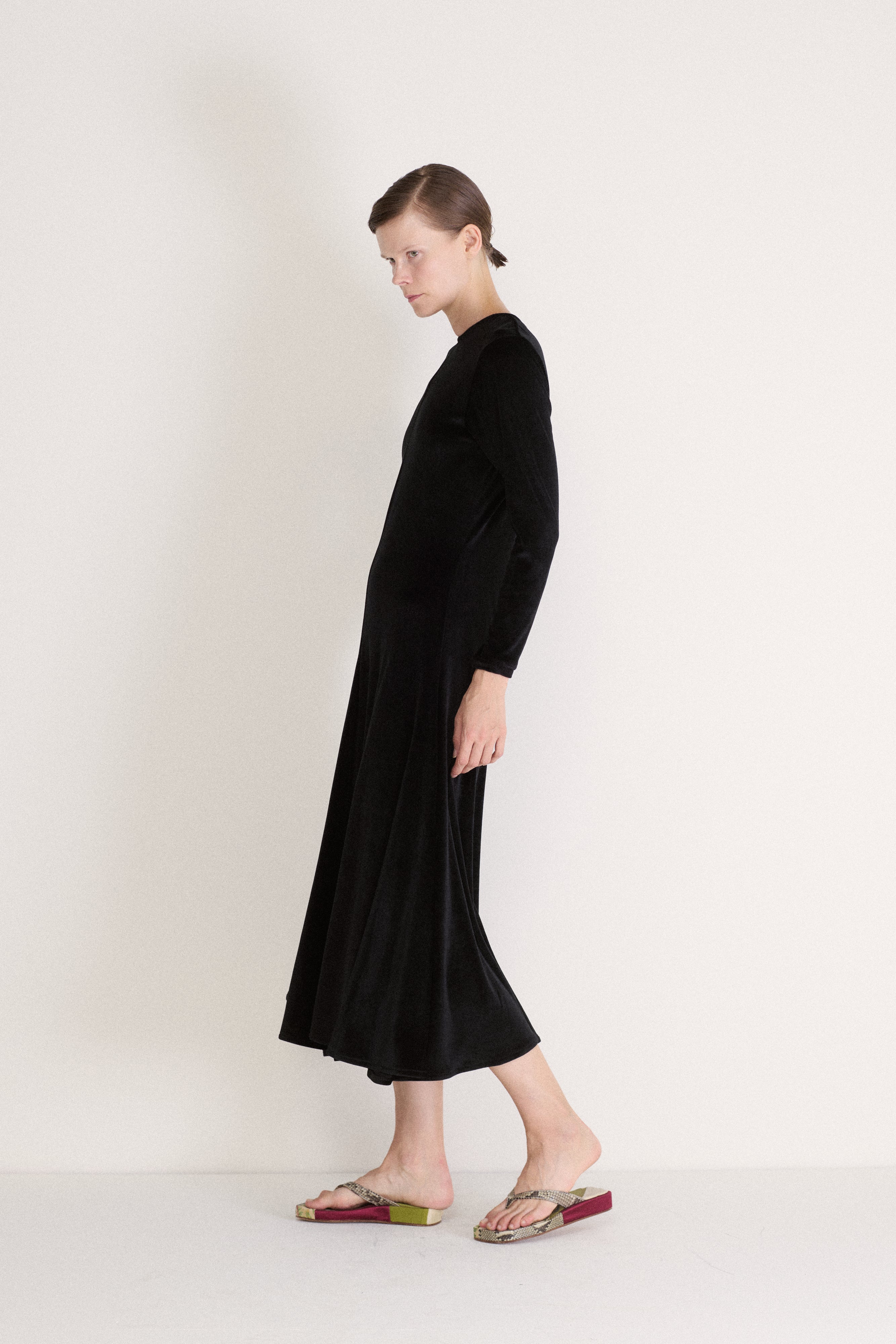 *1990s Ozbek Velvet Dress - Desert Vintage