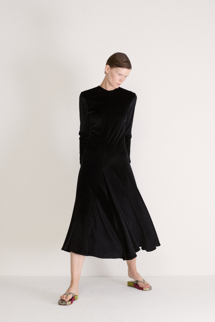 1990s Ozbek Velvet Dress - Desert Vintage
