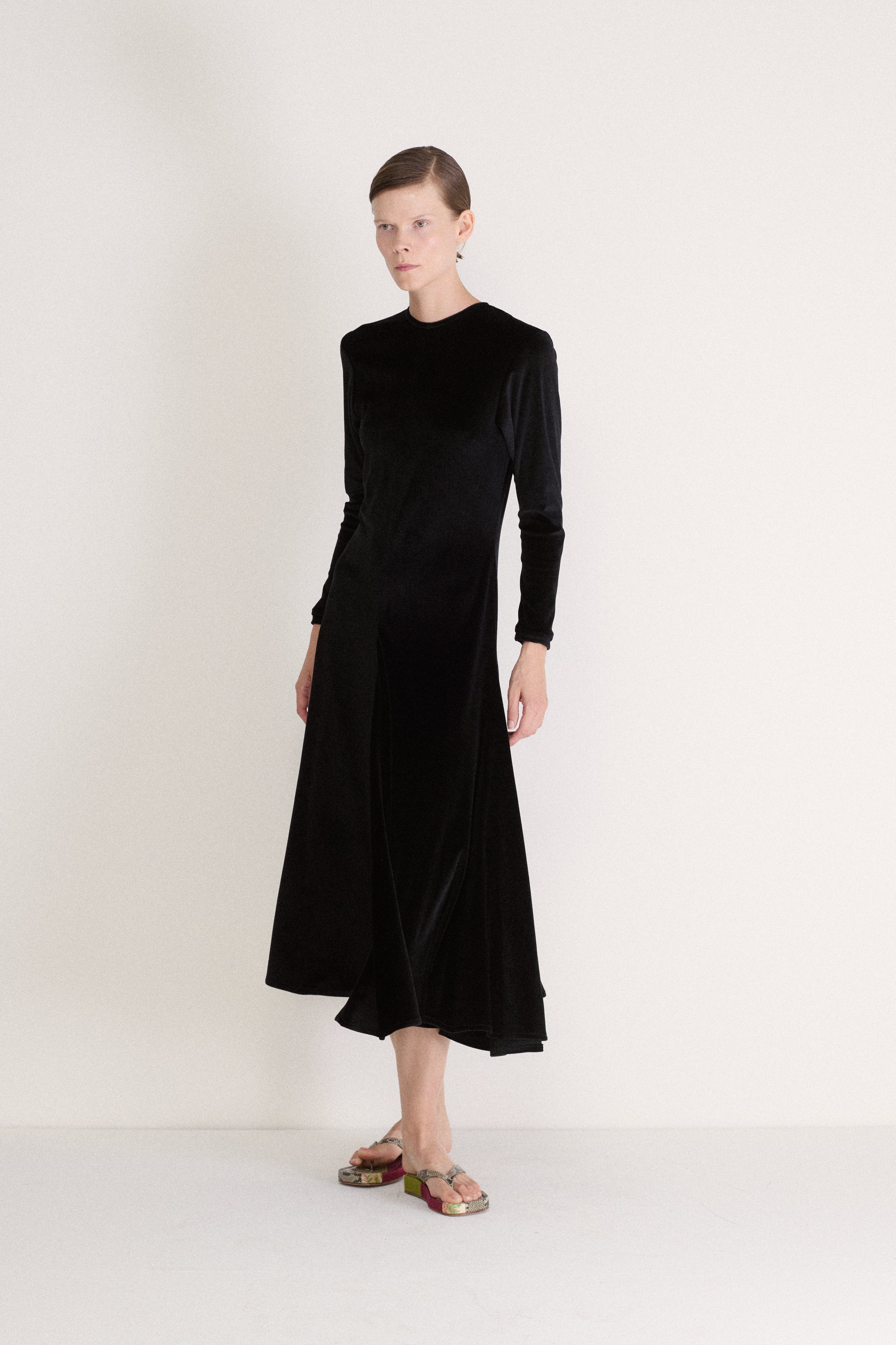 *1990s Ozbek Velvet Dress - Desert Vintage