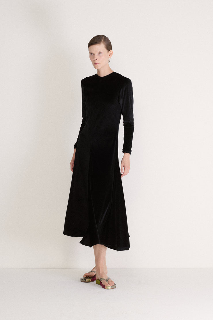 1990s Ozbek Velvet Dress - Desert Vintage