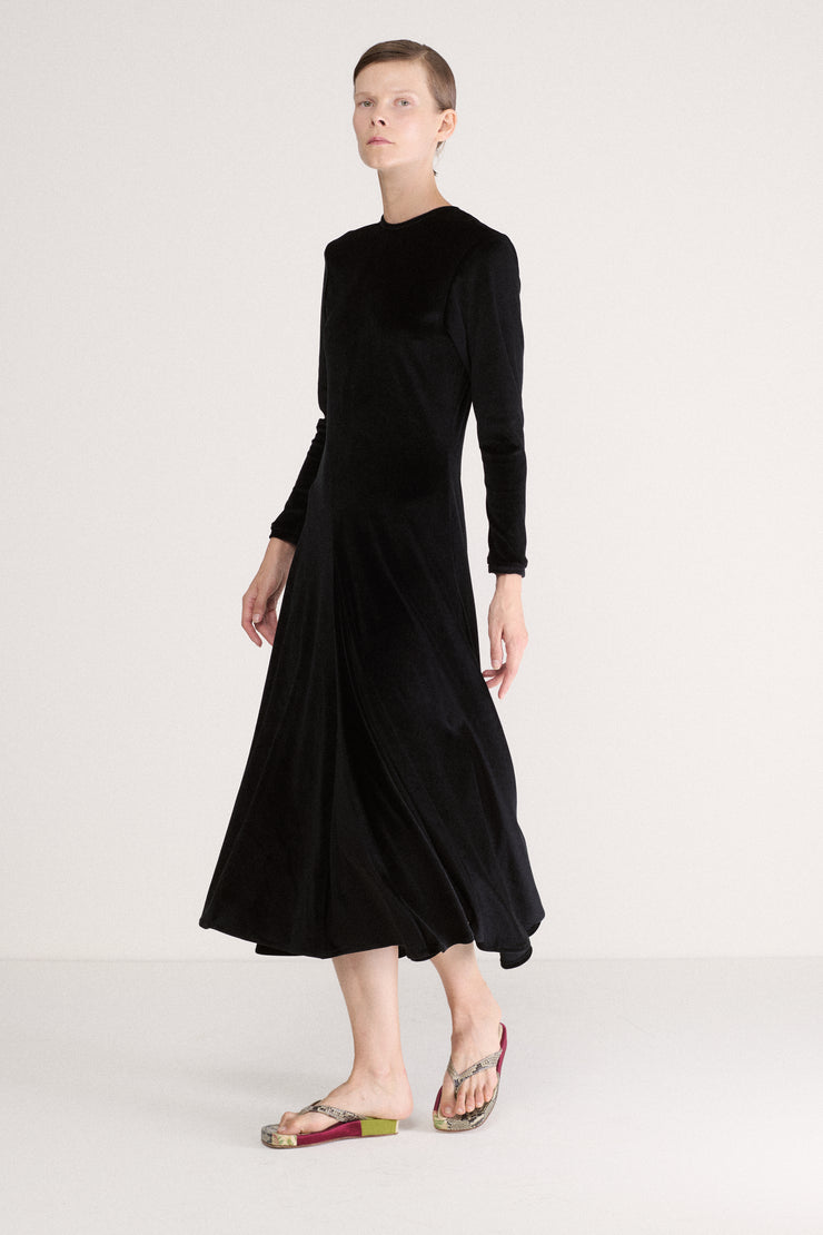 1990s Ozbek Velvet Dress - Desert Vintage