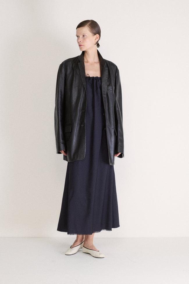 1997 Helmut Lang Leather Coat - Desert Vintage