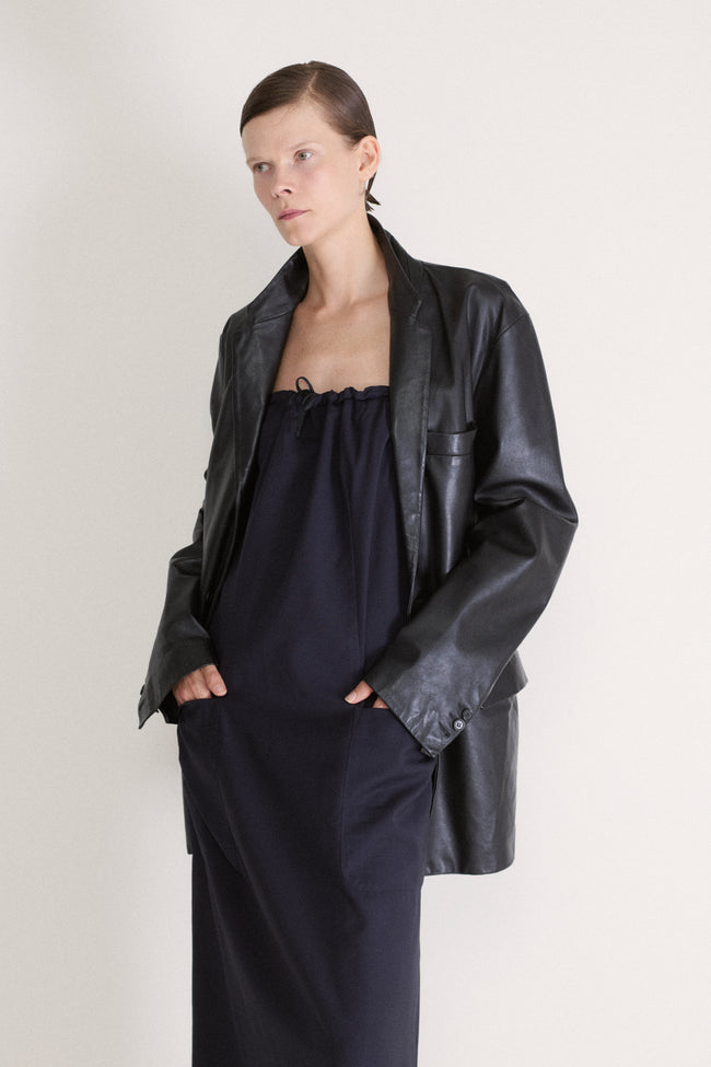1997 Helmut Lang Leather Coat - Desert Vintage
