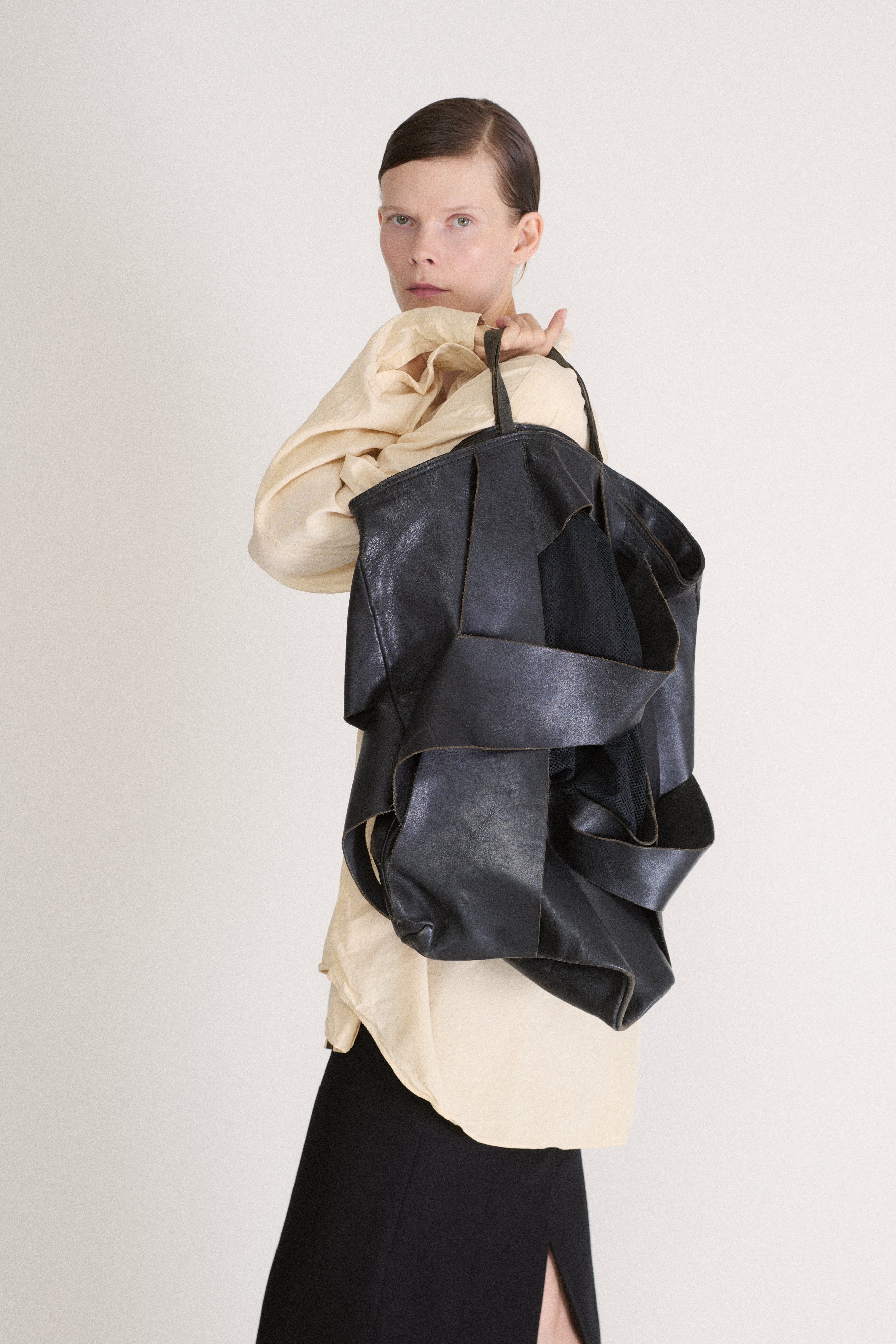 *Comme des Garçons Leather Bag - Desert Vintage