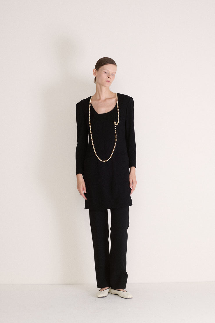 AW 1991 Chanel Pearl Dress - Desert Vintage