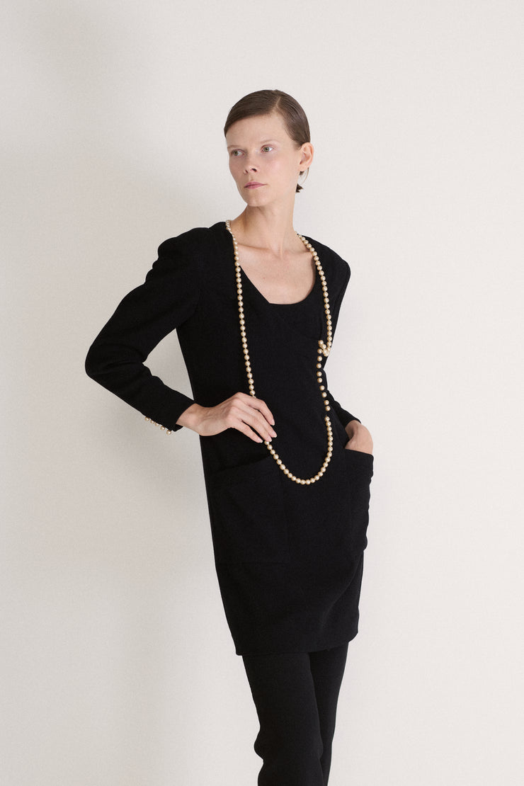 AW 1991 Chanel Pearl Dress - Desert Vintage